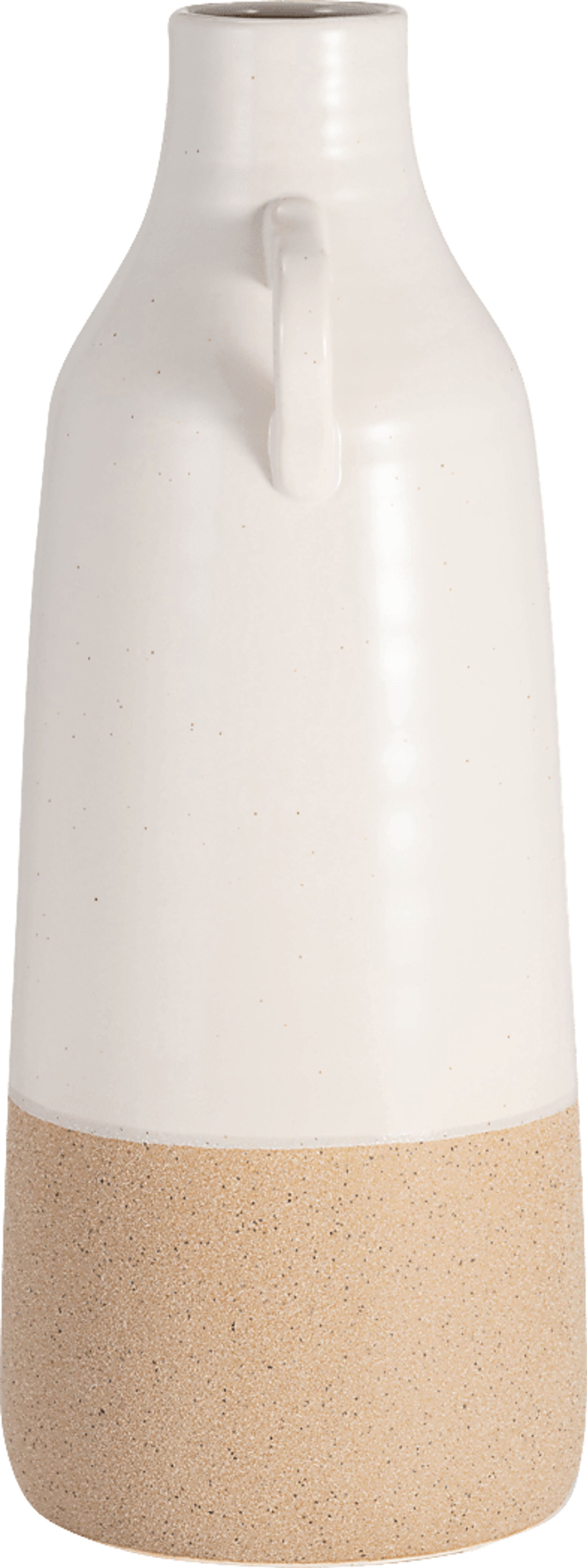 Suteki White 14 in. Vase - Image 4