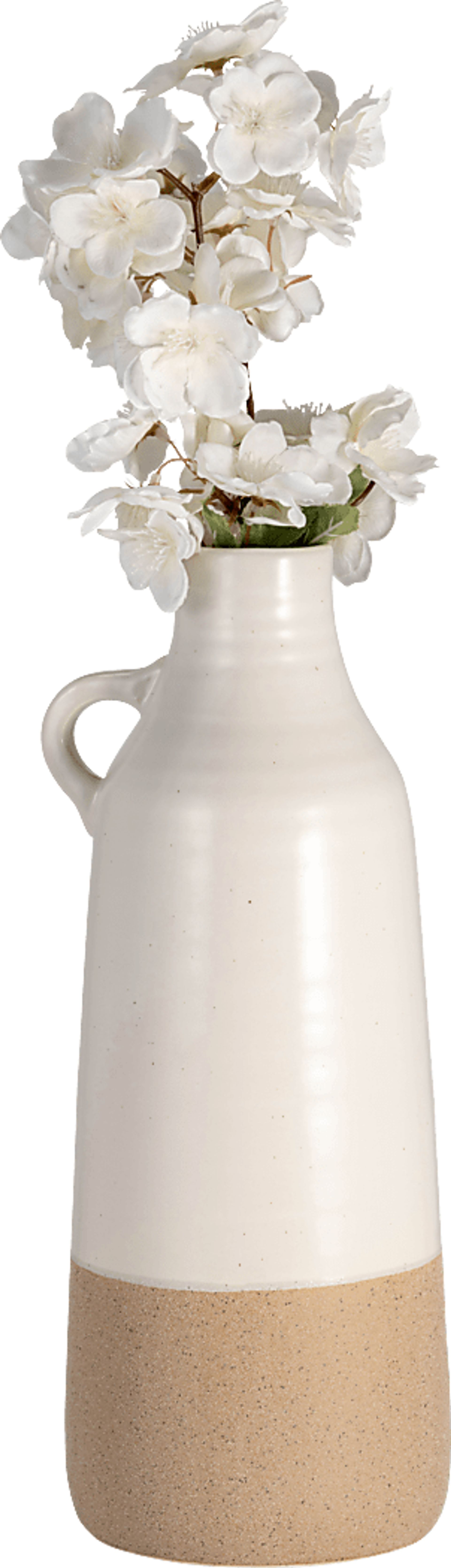 Suteki White 14 in. Vase - Image 5