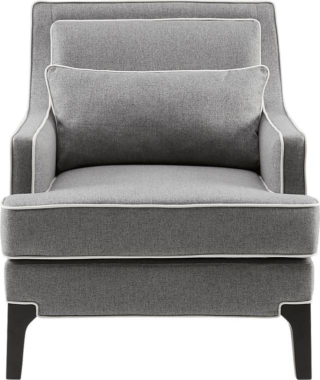 Suter Gray Accent Chair - Thumbnail - Image 4