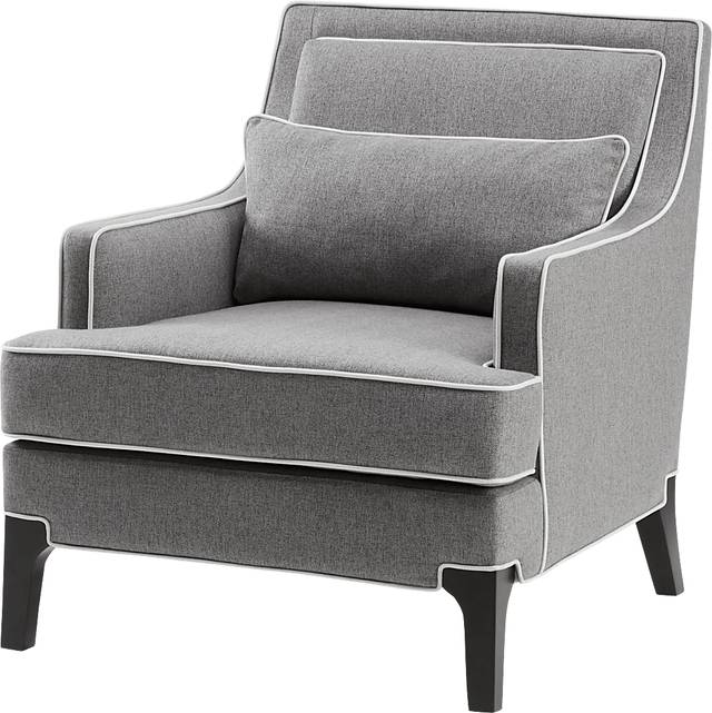 Suter Gray Accent Chair - Thumbnail - Image 1