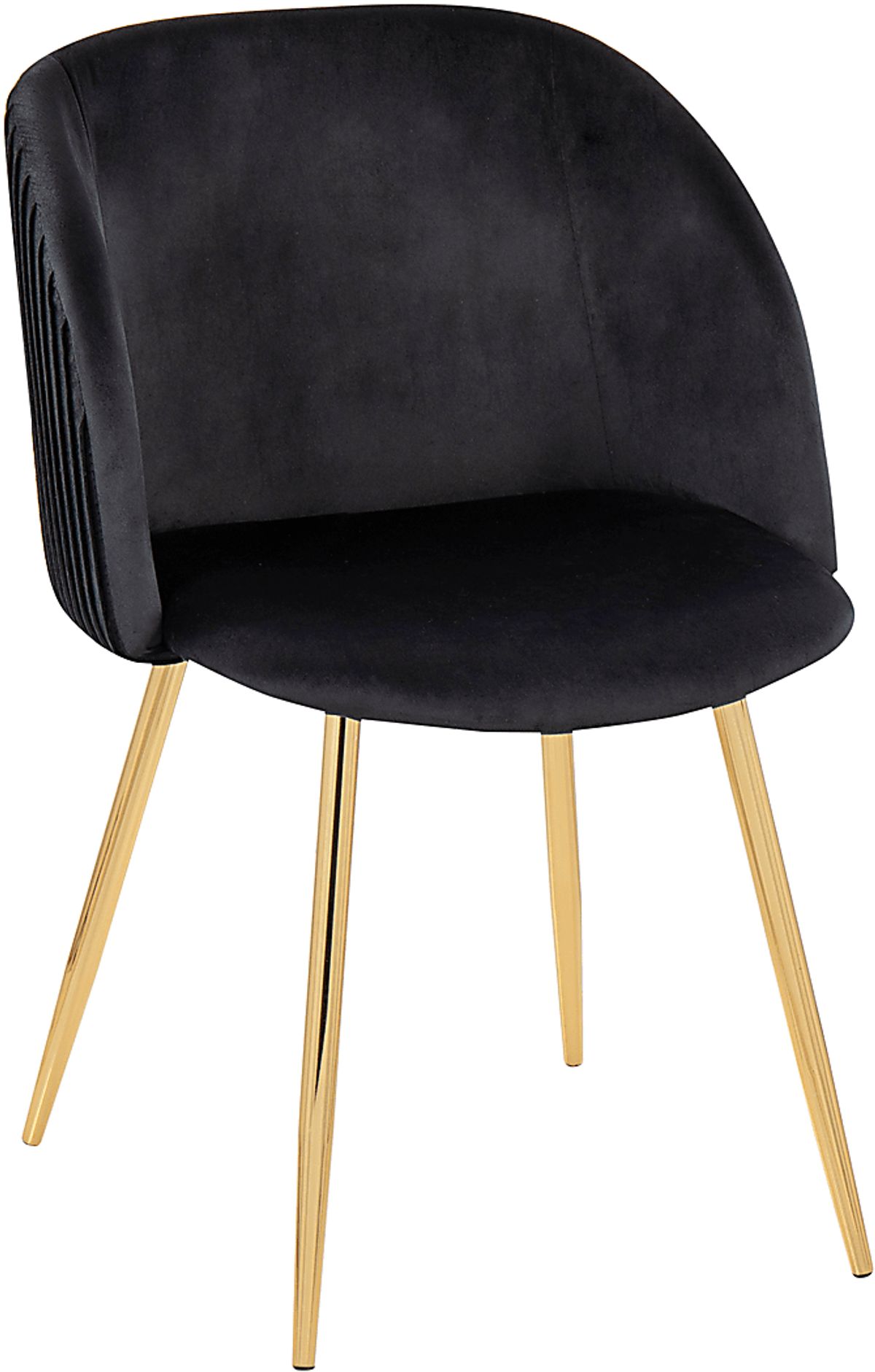 Sutlive I Black Velvet Plush Dining Chair | Rooms to Go