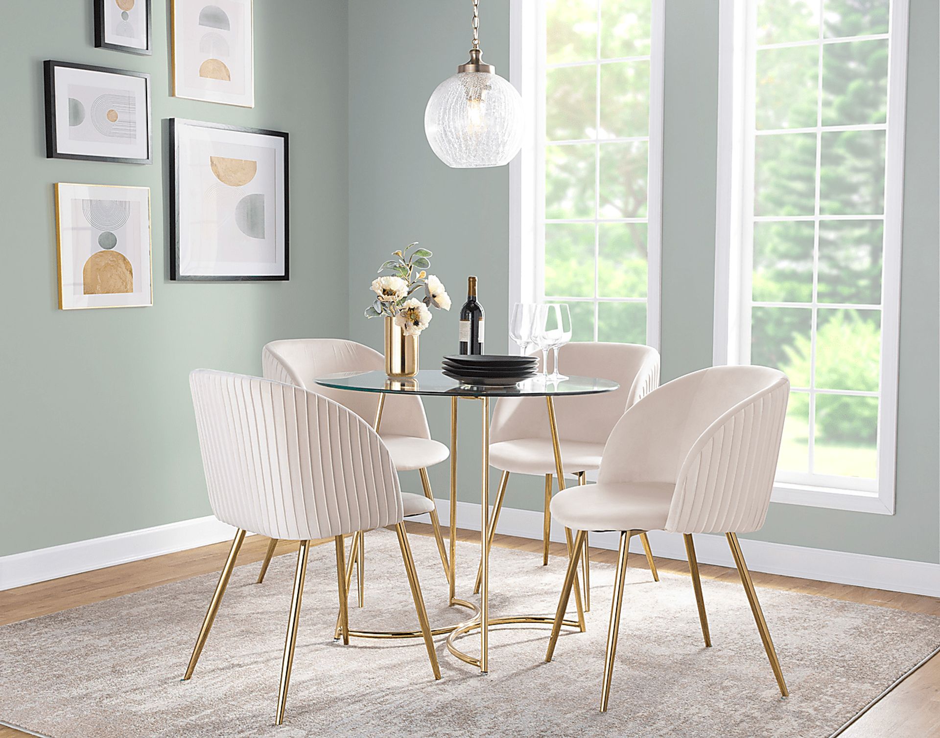 Sutlive I White Dining Chair Set of 2 - Image 9