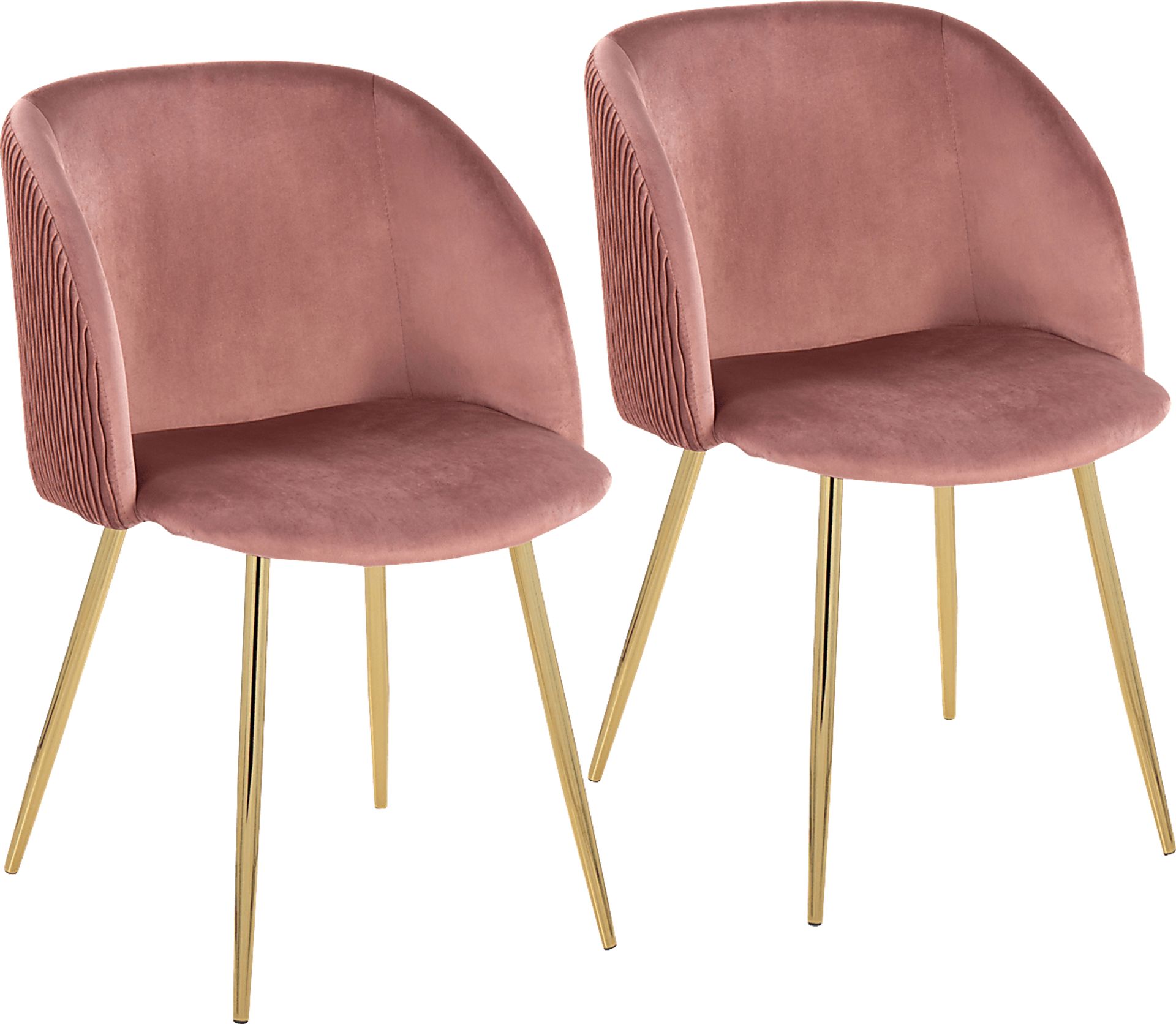 Sutlive II Pink Dining Chair Set of 2 - Image 1