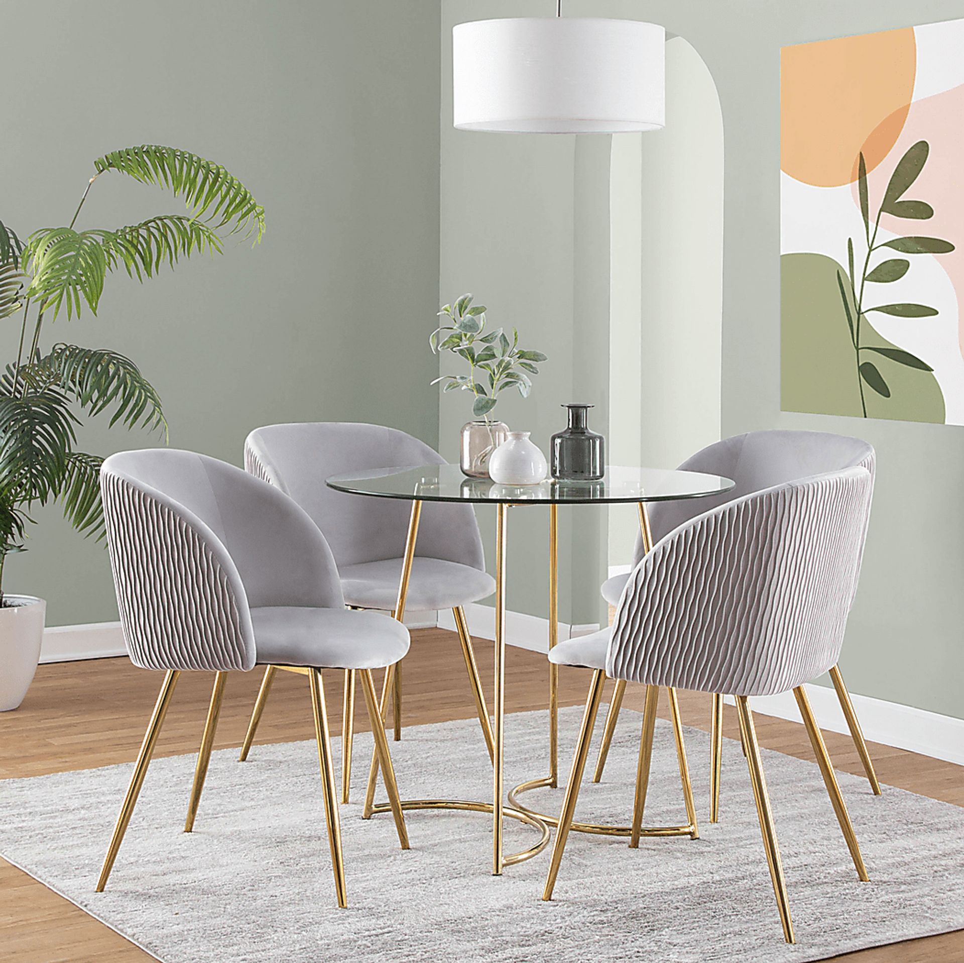 Sutlive II Silver Dining Chair Set of 2 - Image 7
