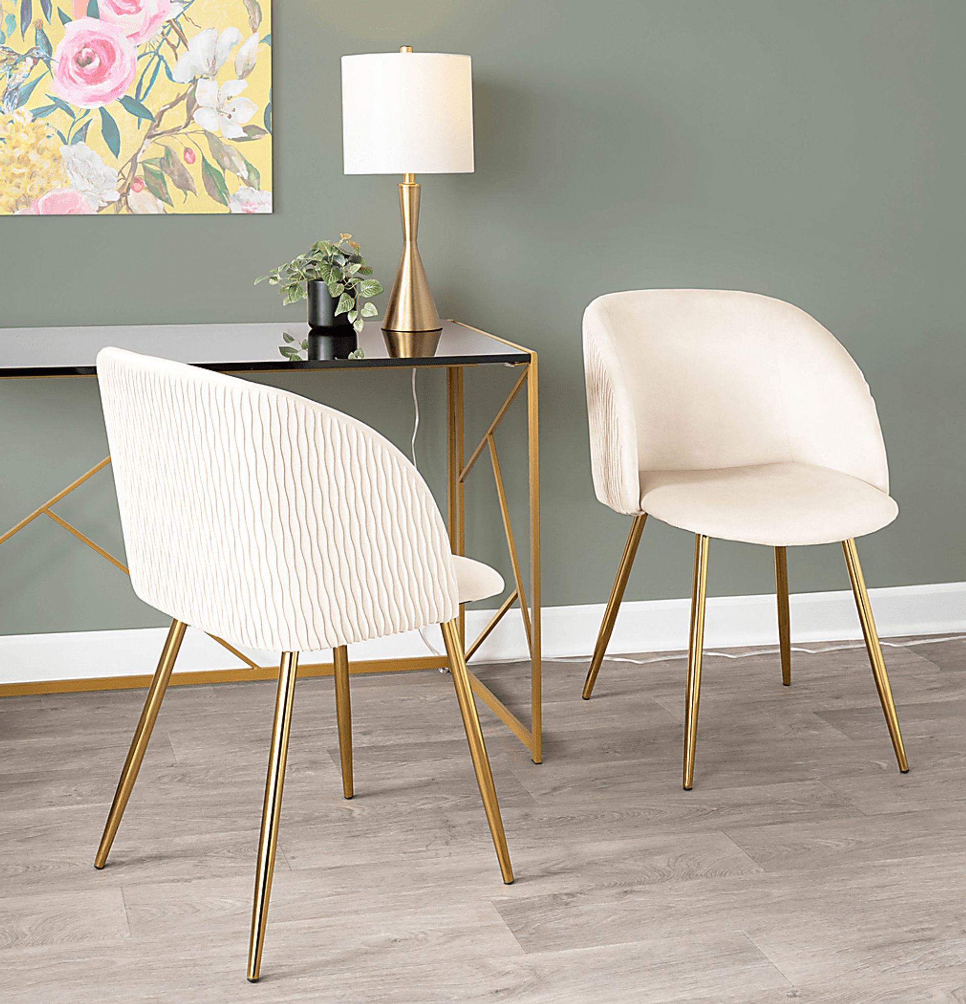 Sutlive II White Dining Chair Set of 2 - Image 8