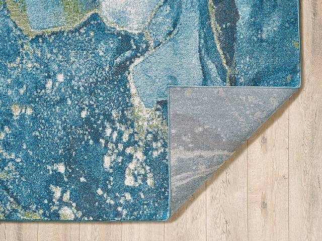 Sutnia Blue 5'3 x 7'7 Rug - Thumbnail - Image 4