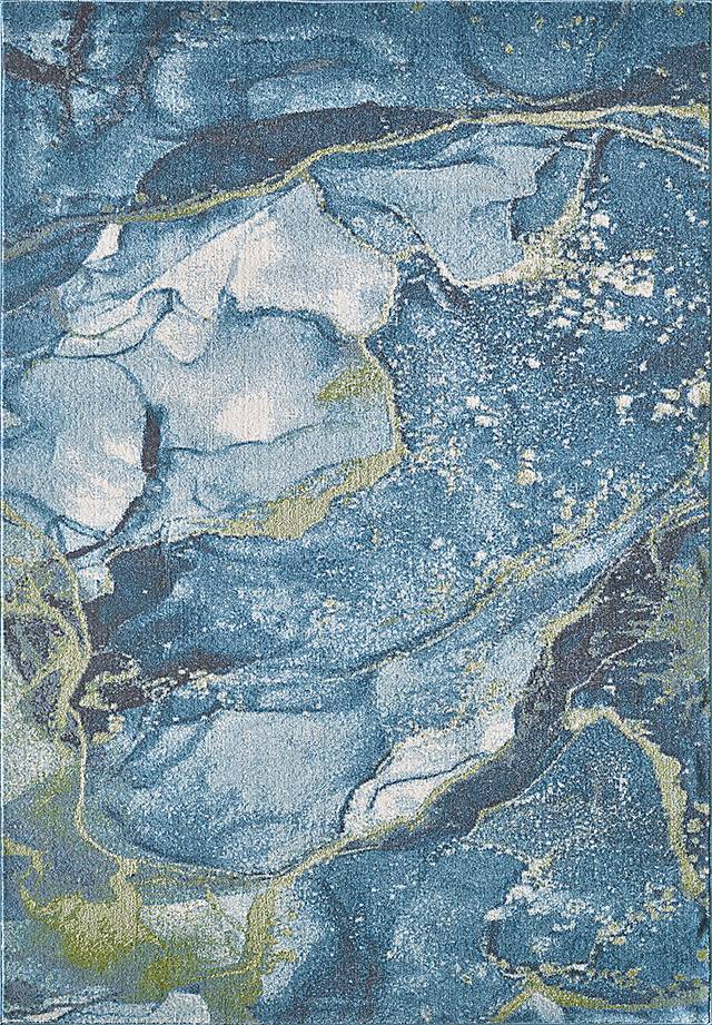 Sutnia Blue 5'3 x 7'7 Rug - Thumbnail - Image 1