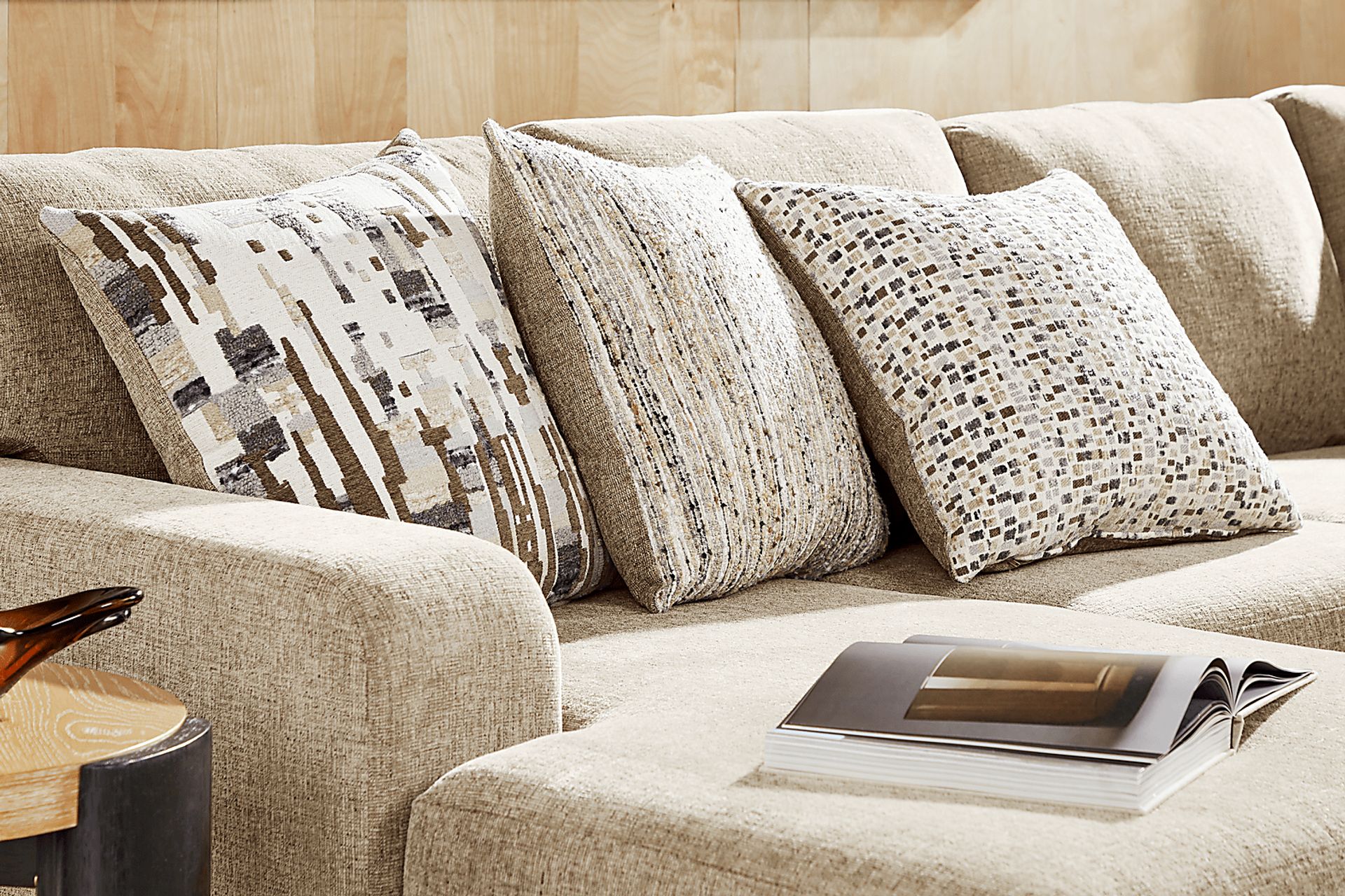 Sutterfield Beige 2 Pc Sectional - Image 4
