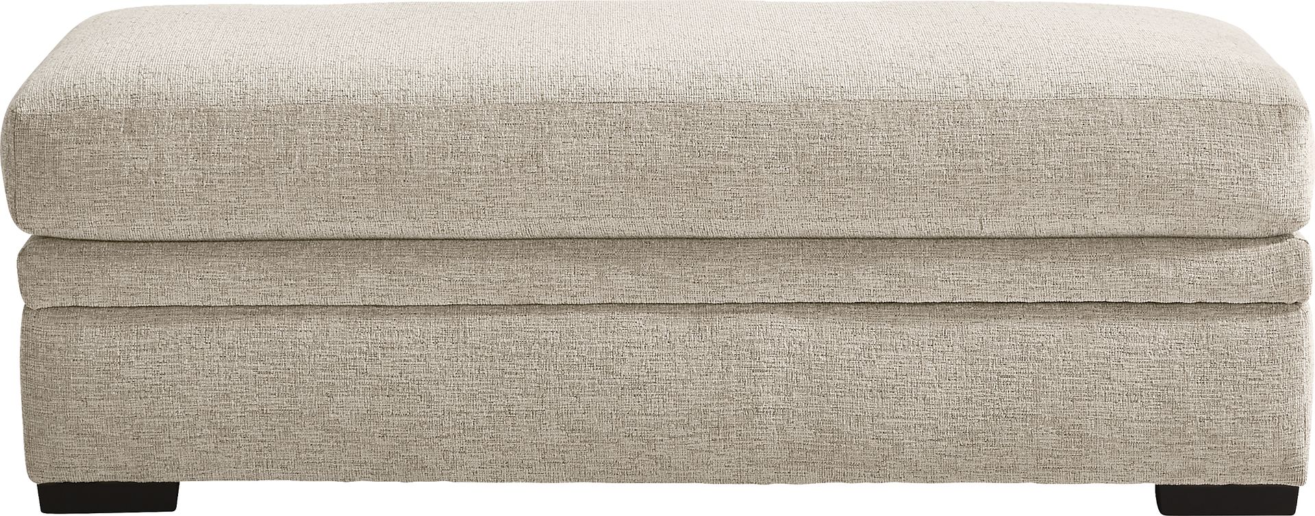Sutterfield Beige Storage Ottoman - Image 2