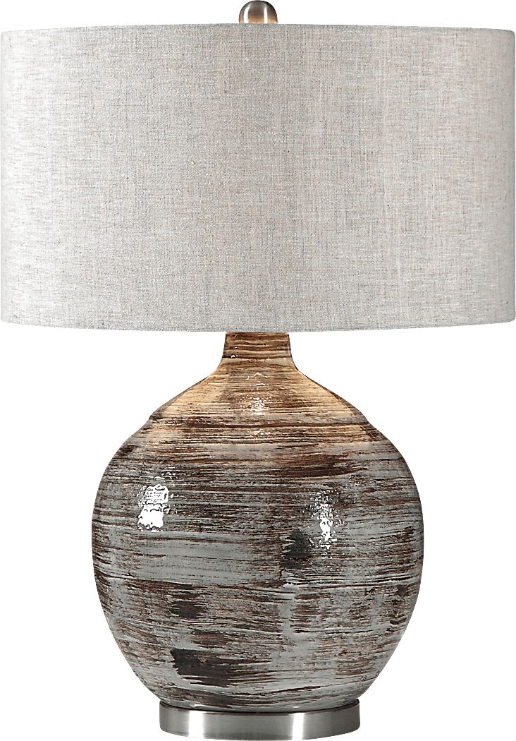 Sutton Club Gray Lamp