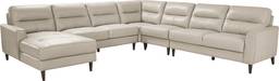 5 pc left arm chaise sectional
