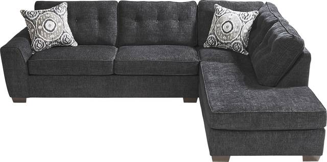 Sutton Lane Black 5 Pc Sectional Living Room - Thumbnail - Image 6