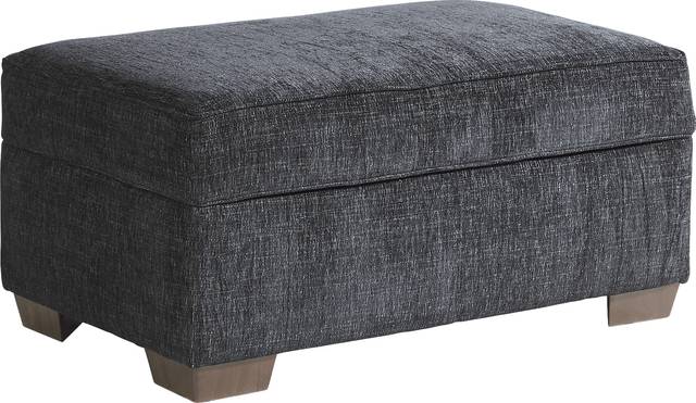 Sutton Lane Black Storage Cocktail Ottoman - Thumbnail - Image 2