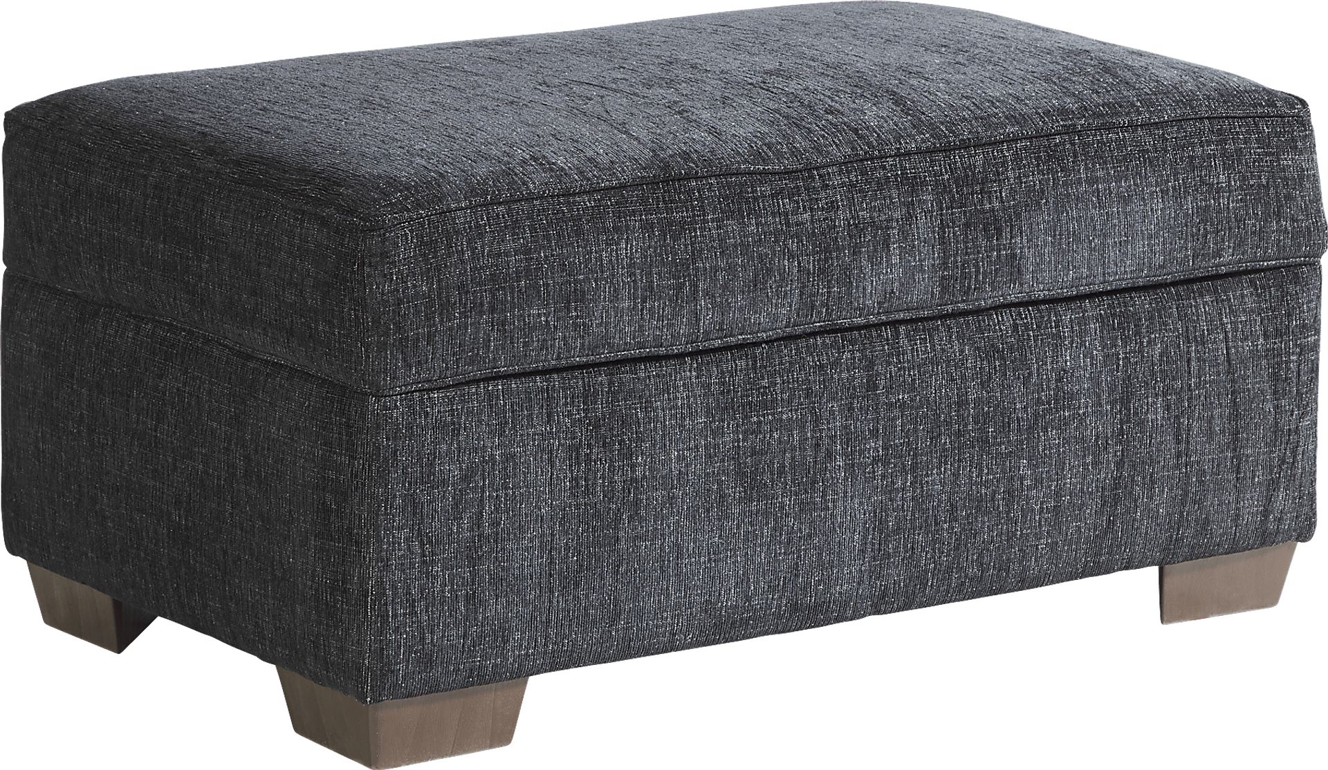 Sutton Lane Black Storage Cocktail Ottoman - Image 2