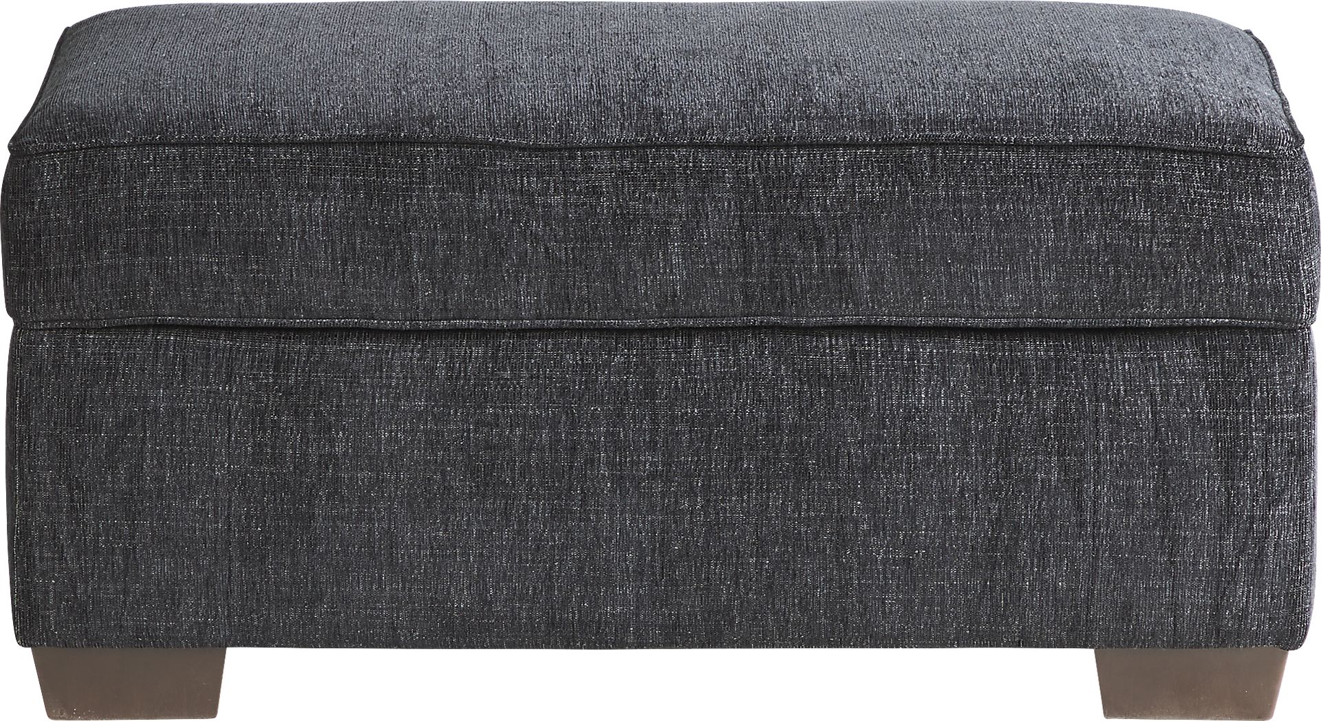 Sutton Lane Black Storage Cocktail Ottoman - Image 1