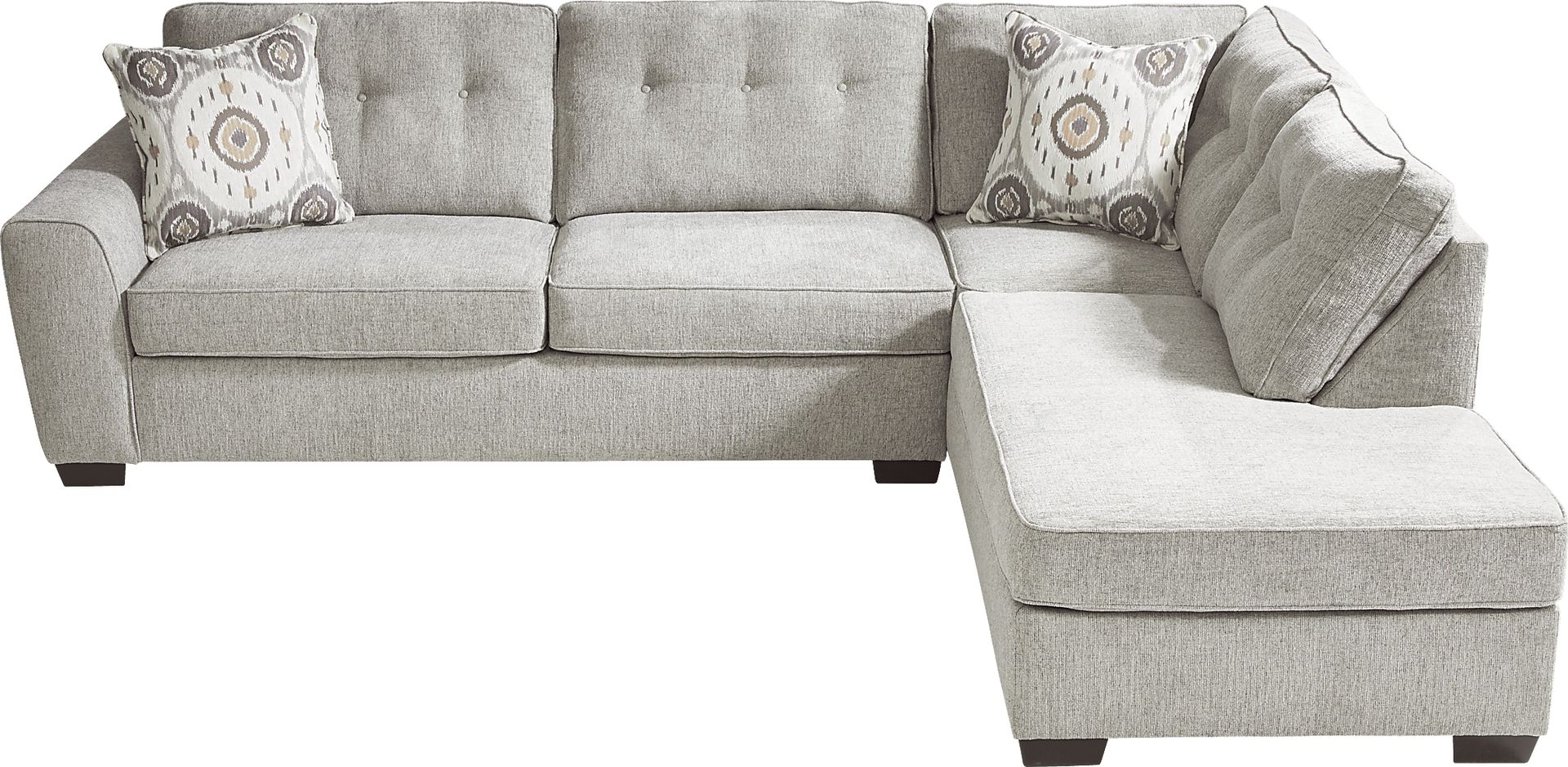 Sutton Lane Gray 2 Pc Sectional - Image 5
