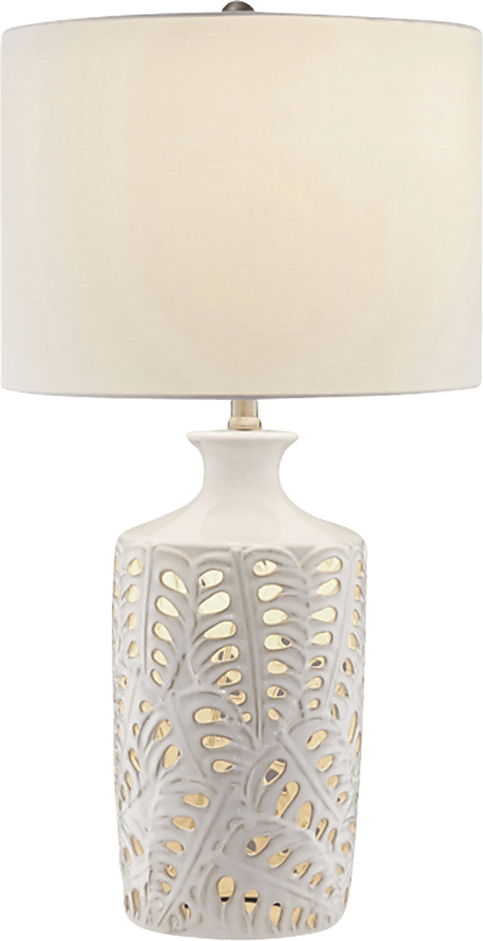Swain Island Cream Lamp - Image 1