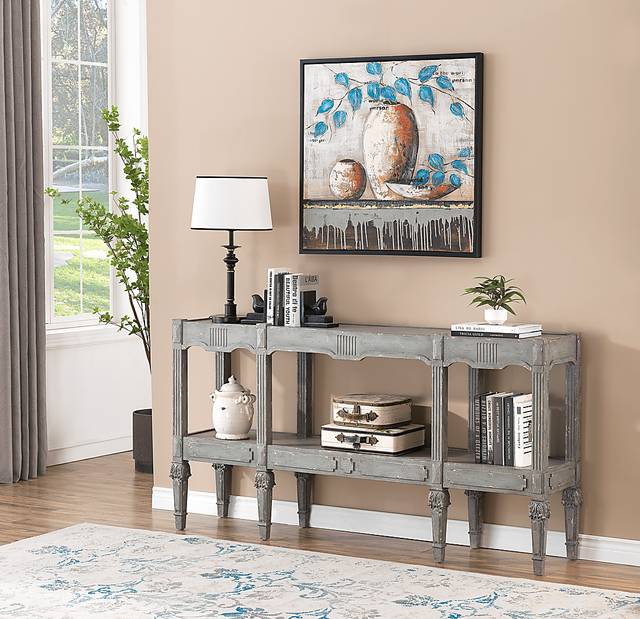 Swallowfield Gray Sofa Table - Thumbnail - Image 5