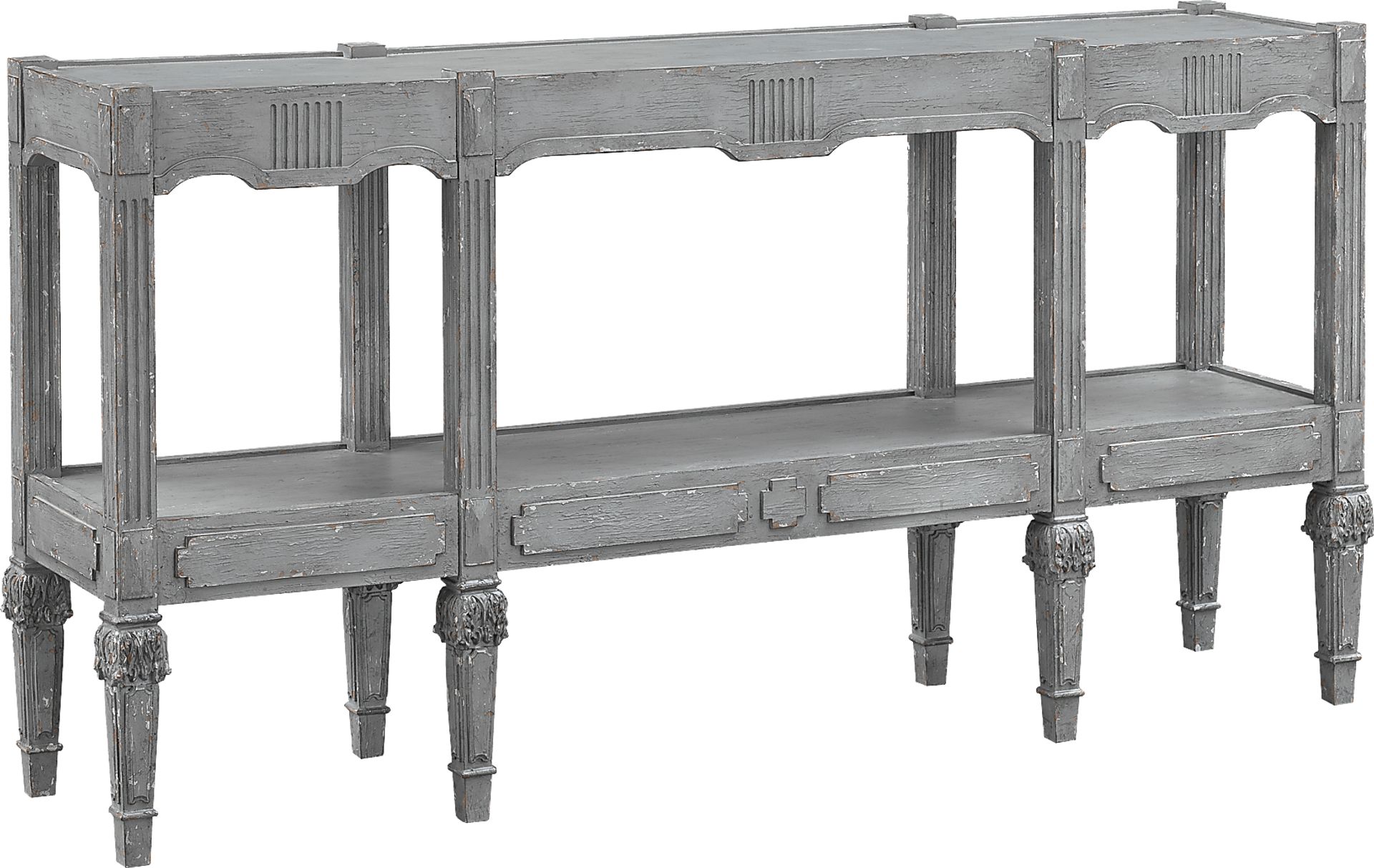 Swallowfield Gray Sofa Table - Image 1
