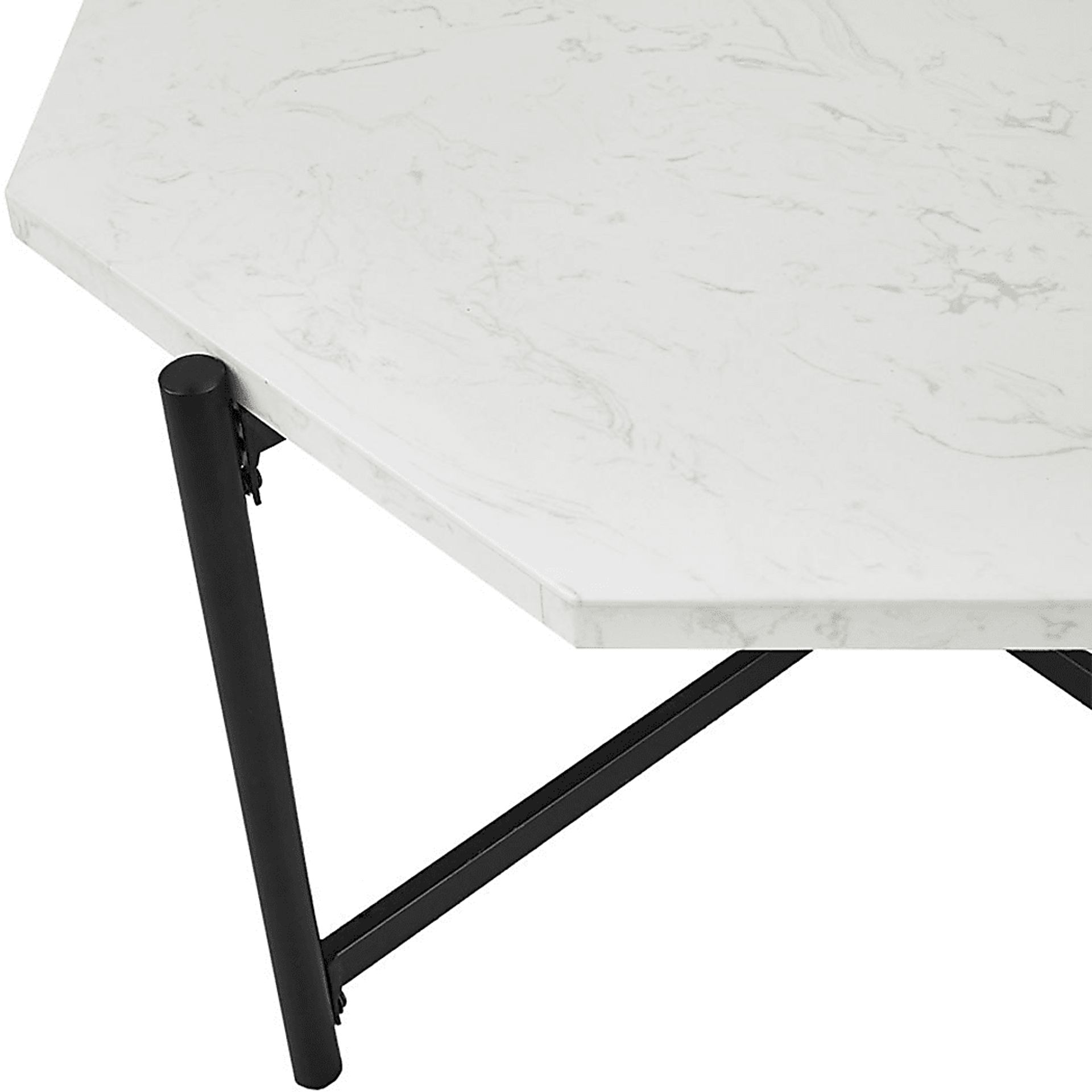 Swallowfield White Cocktail Table - Image 2