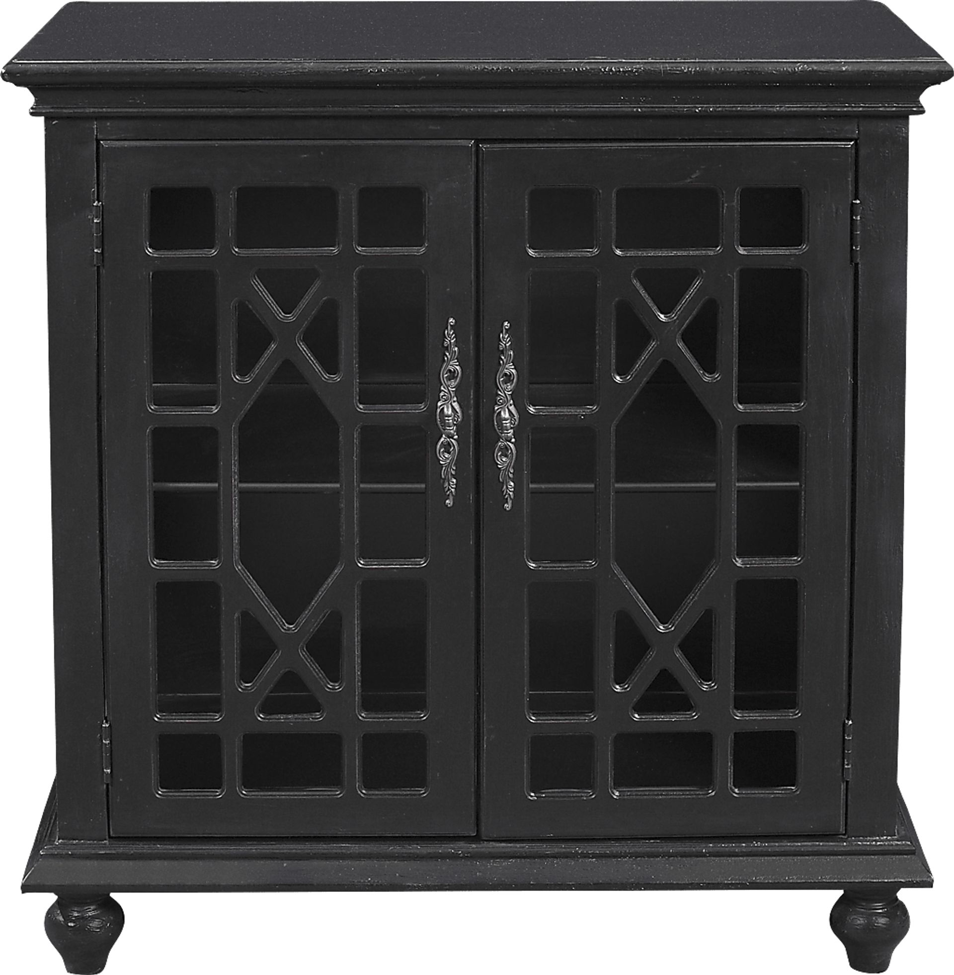 Swansboro II Black Accent Cabinet - Image 1