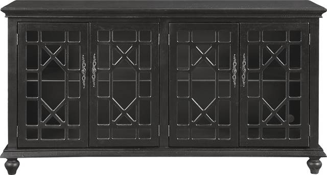 Swansboro II Black Accent Console - Thumbnail - Image 1