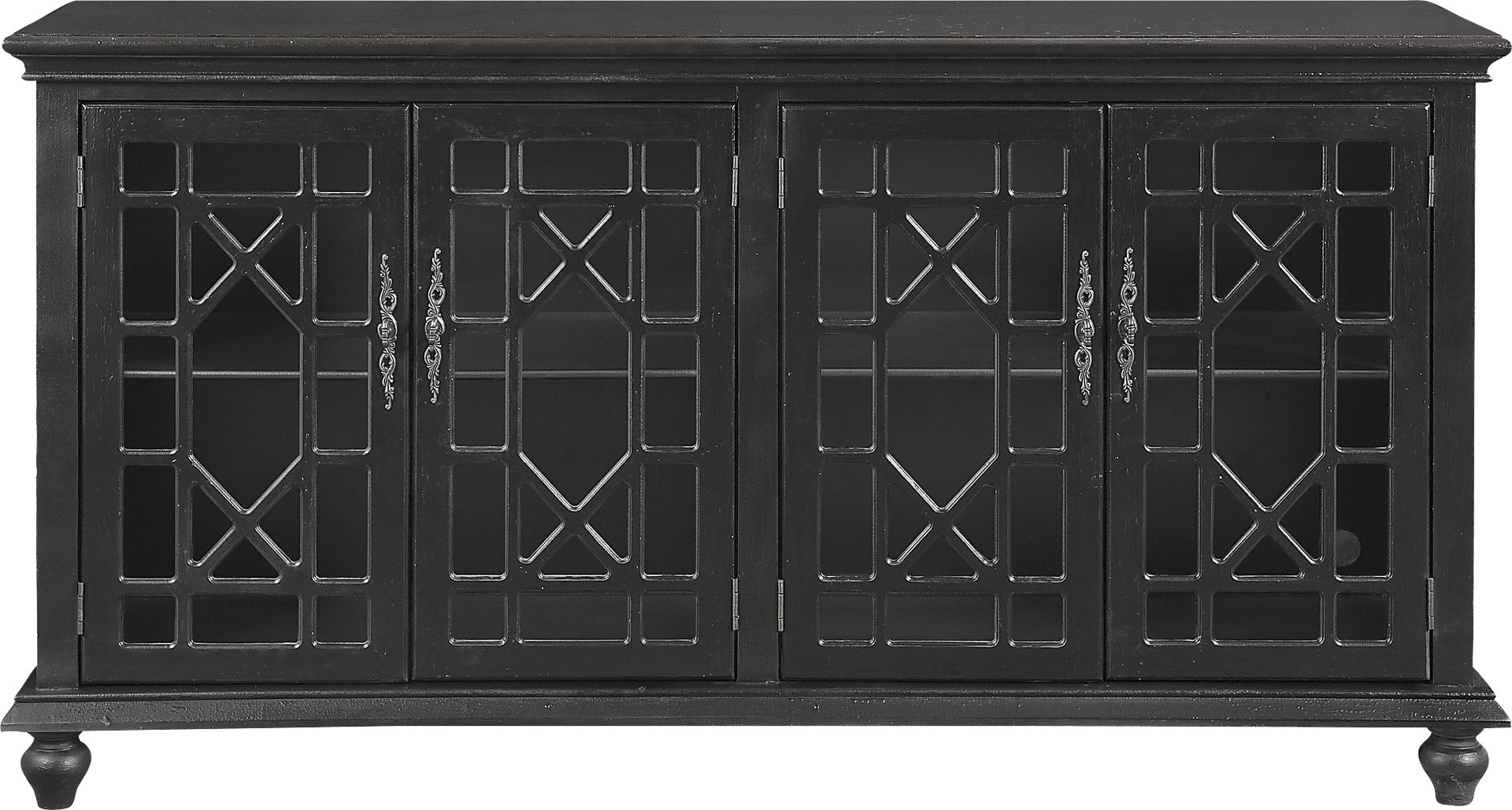 Swansboro II Black Accent Console - Image 1