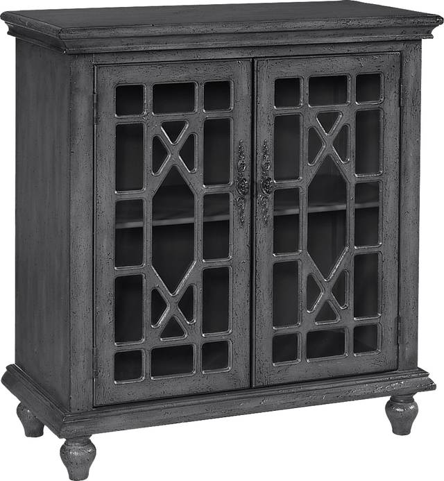 Swansboro II Gray Accent Cabinet - Thumbnail - Image 1