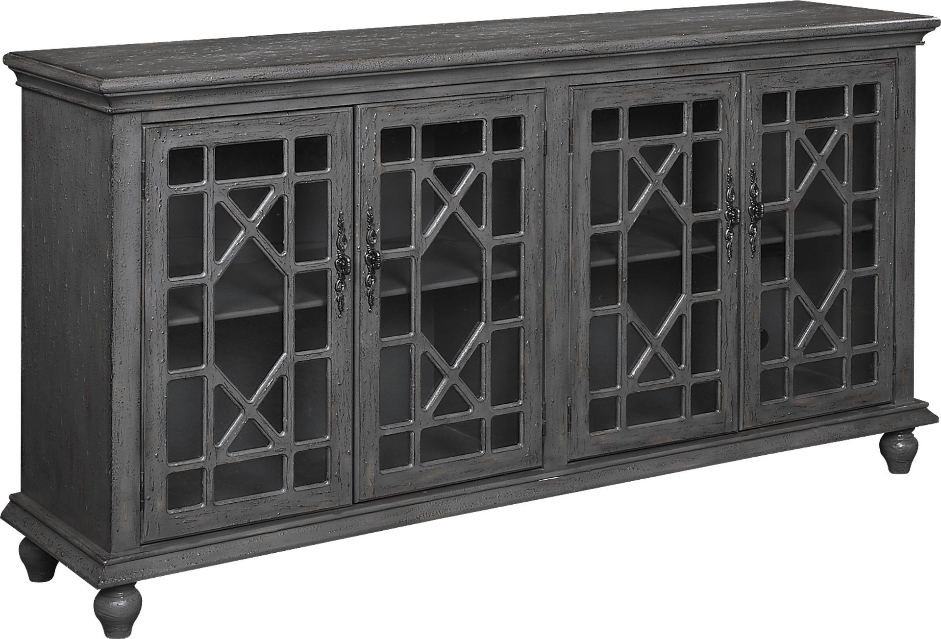 Swansboro II Gray Accent Console - Image 1