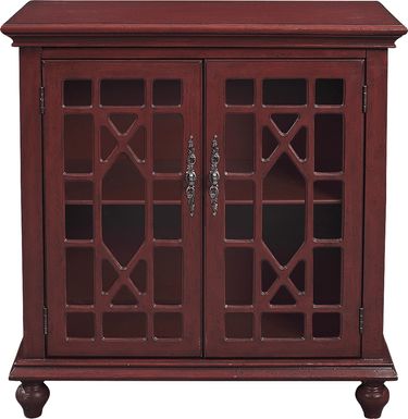 Swansboro II Red Accent Cabinet