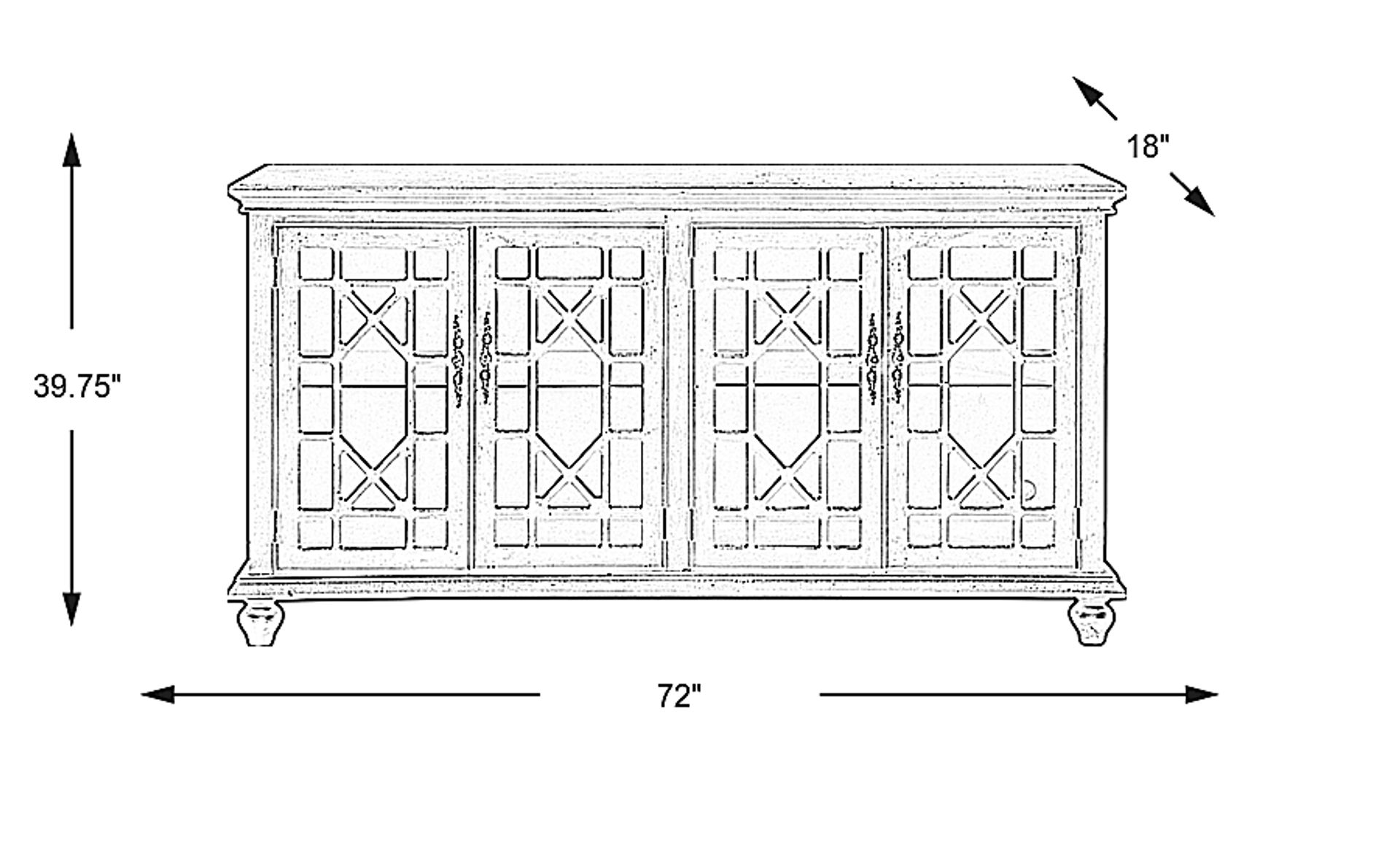 Dimension Image. Please refer to the Dimension Tab on this page for dimension details.