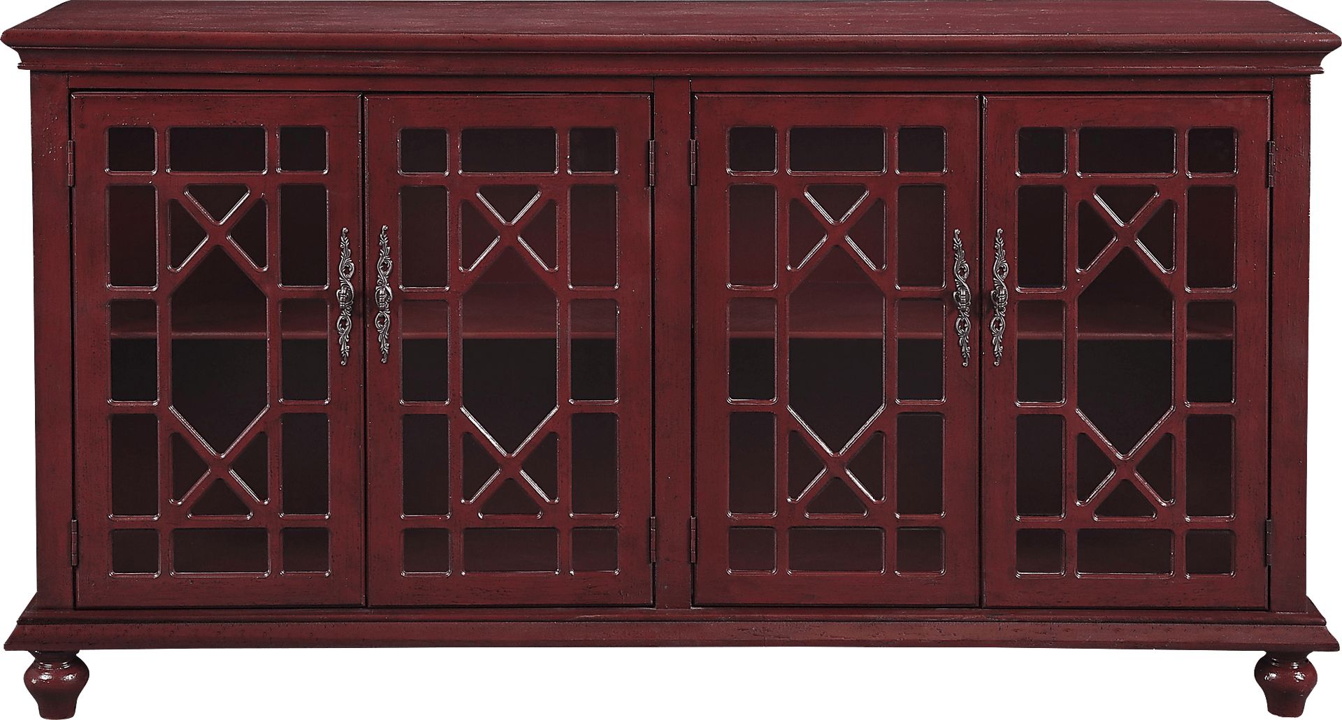 Swansboro II Red Accent Console - Image 1