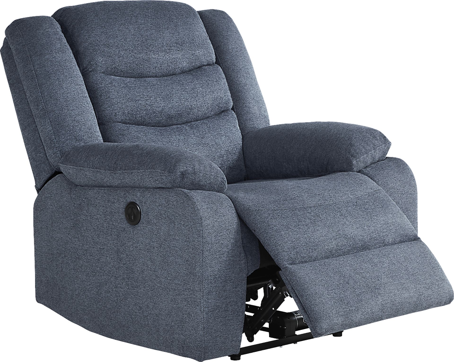 Swansea Blue Power Recliner - Image 1