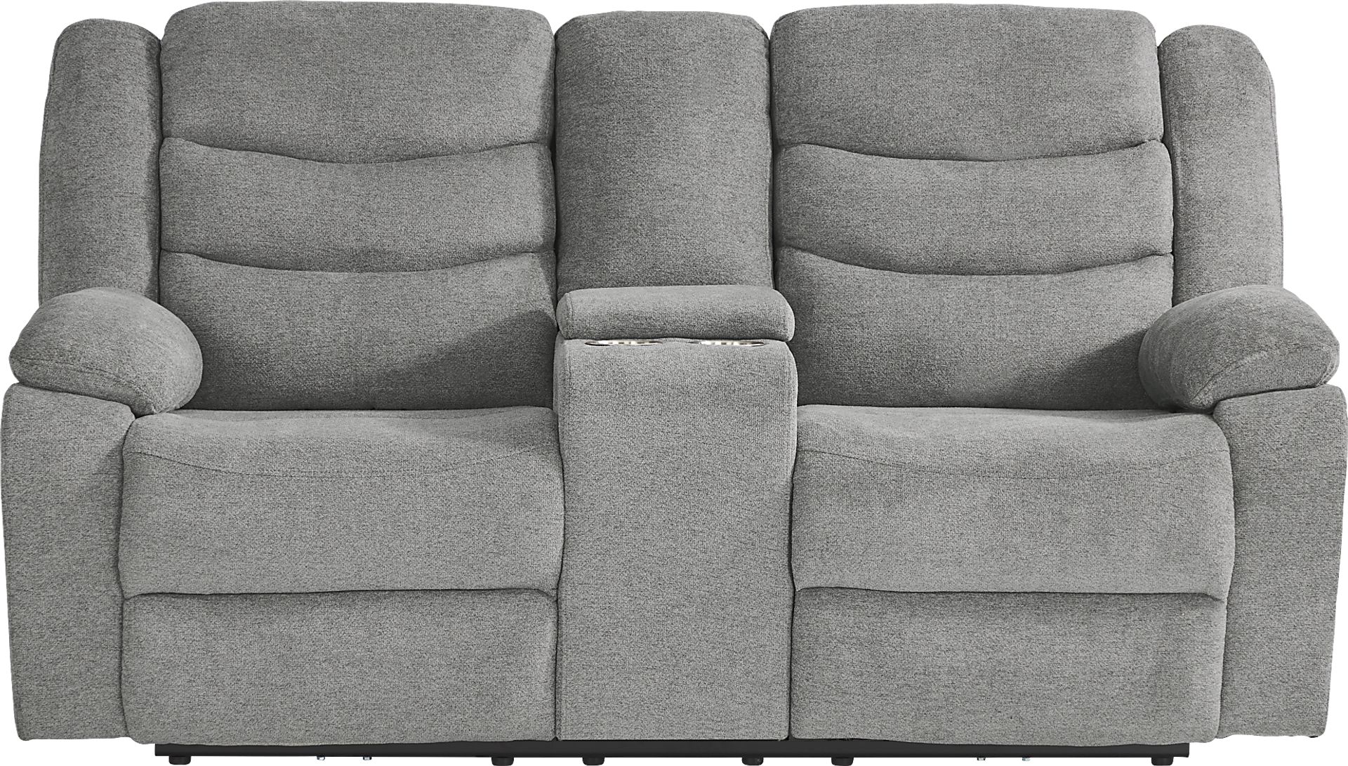 Swansea Granite Power Reclining Console Loveseat - Image 2