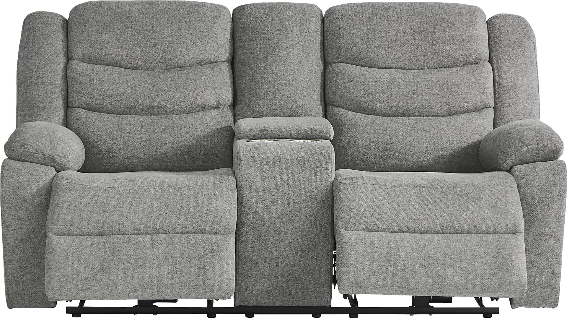 Swansea Granite Power Reclining Console Loveseat - Image 1