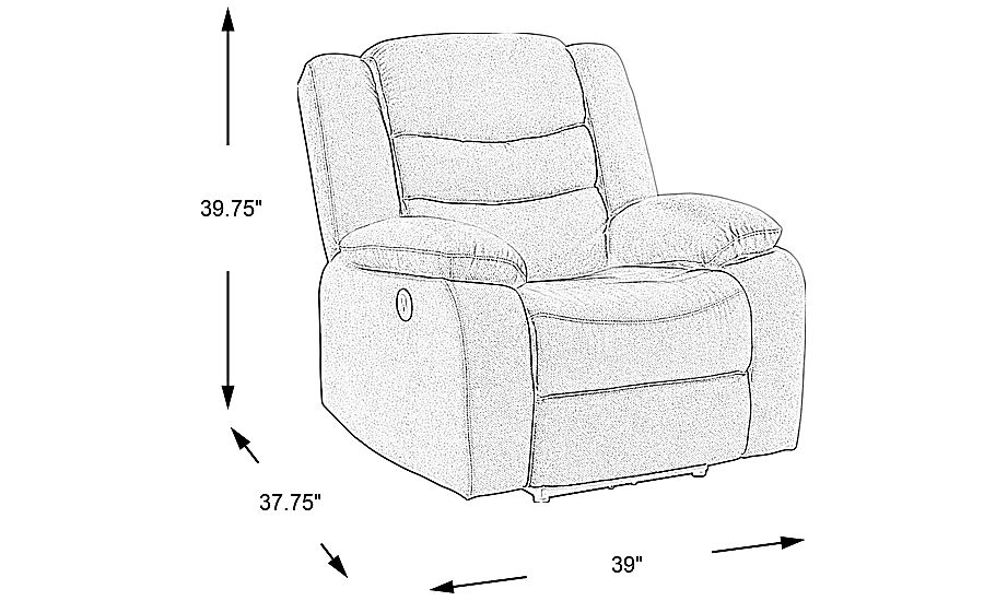 Swansea Gray Power Recliner Rooms To Go