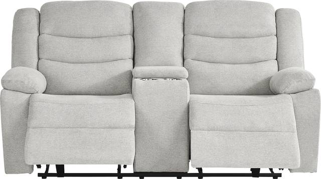 Swansea Gray 2 Pc Reclining Living Room - Thumbnail - Image 8