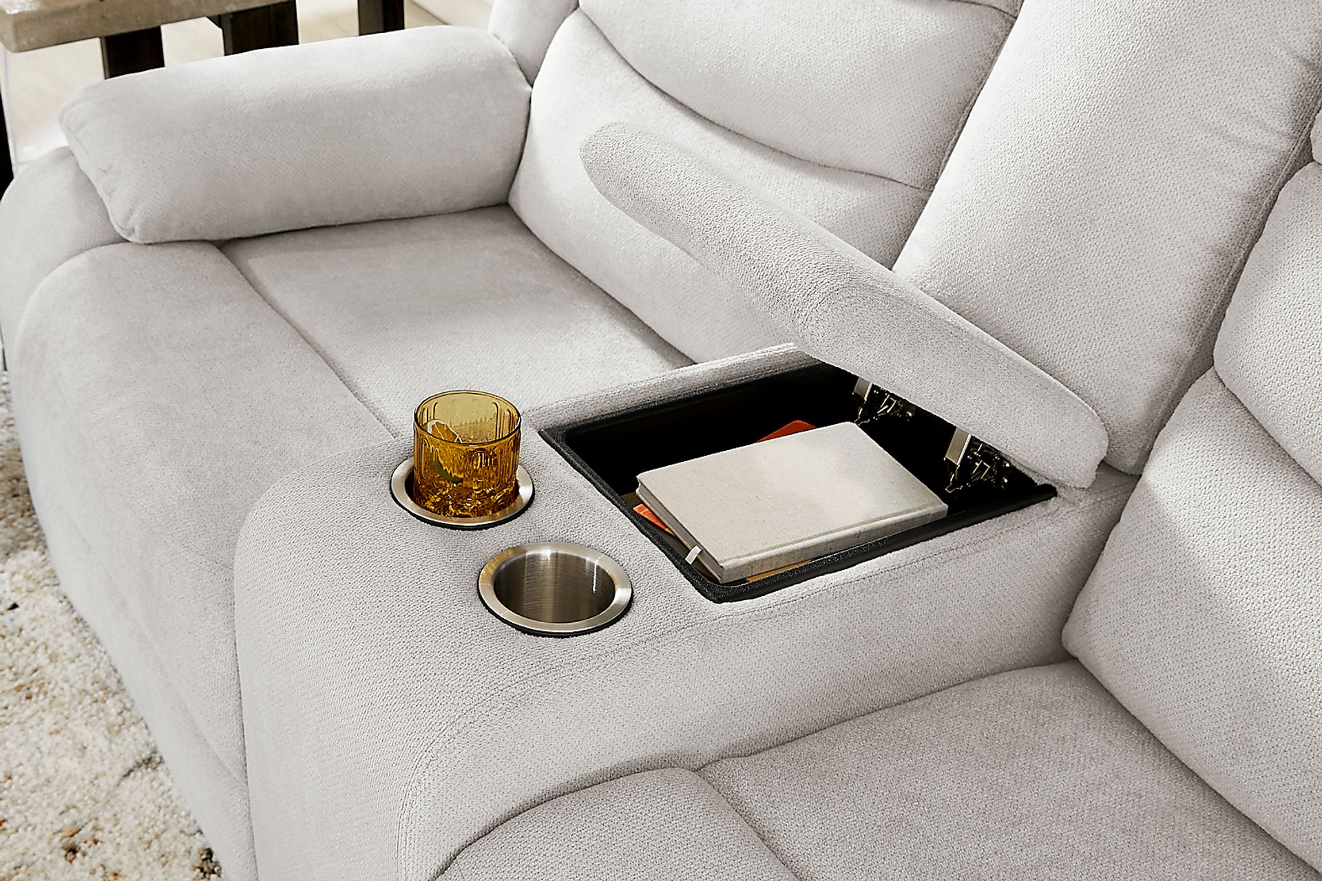 Swansea Gray 2 Pc Reclining Living Room - Image 9