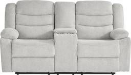 reclining console loveseat