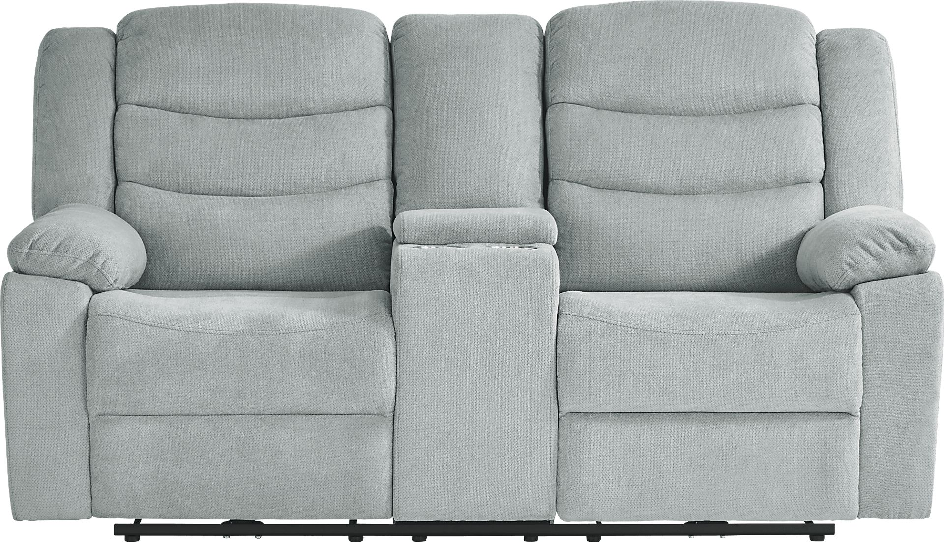 Swansea Mint Power Reclining Console Loveseat - Image 2