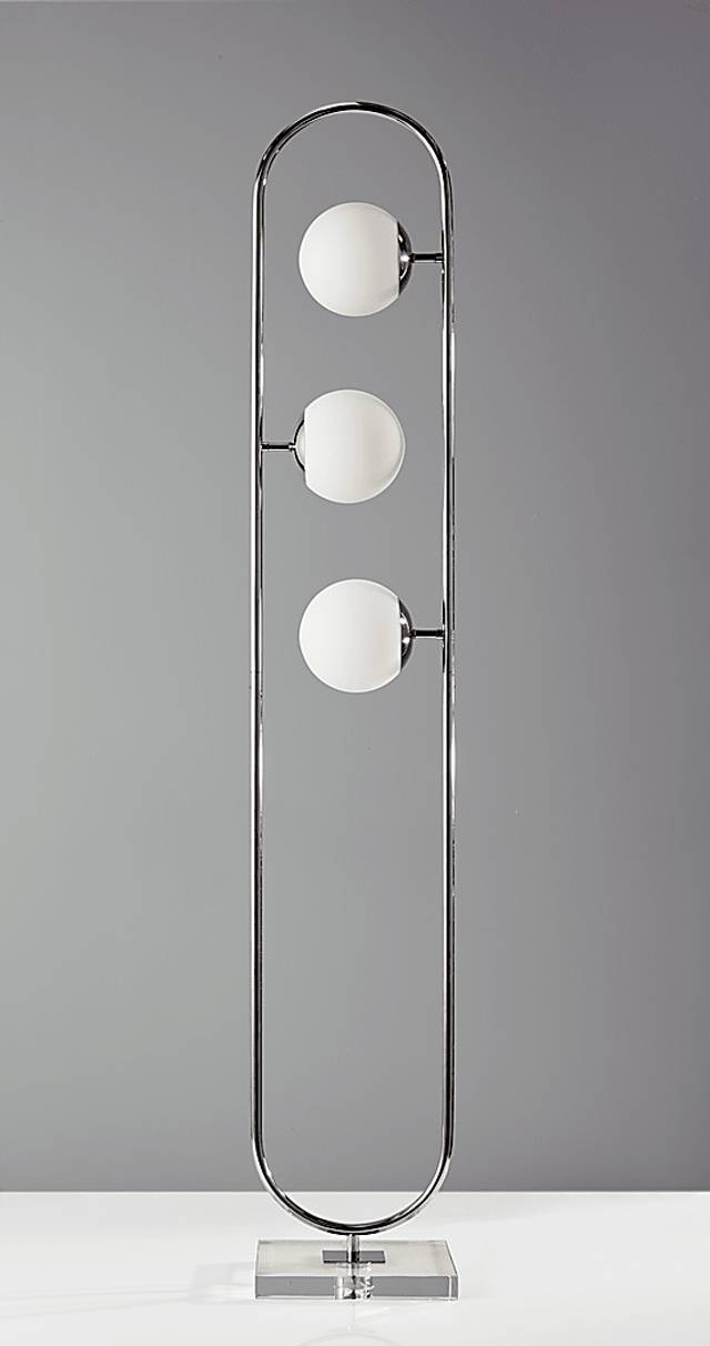 Swatara Silver Floor Lamp - Thumbnail - Image 2