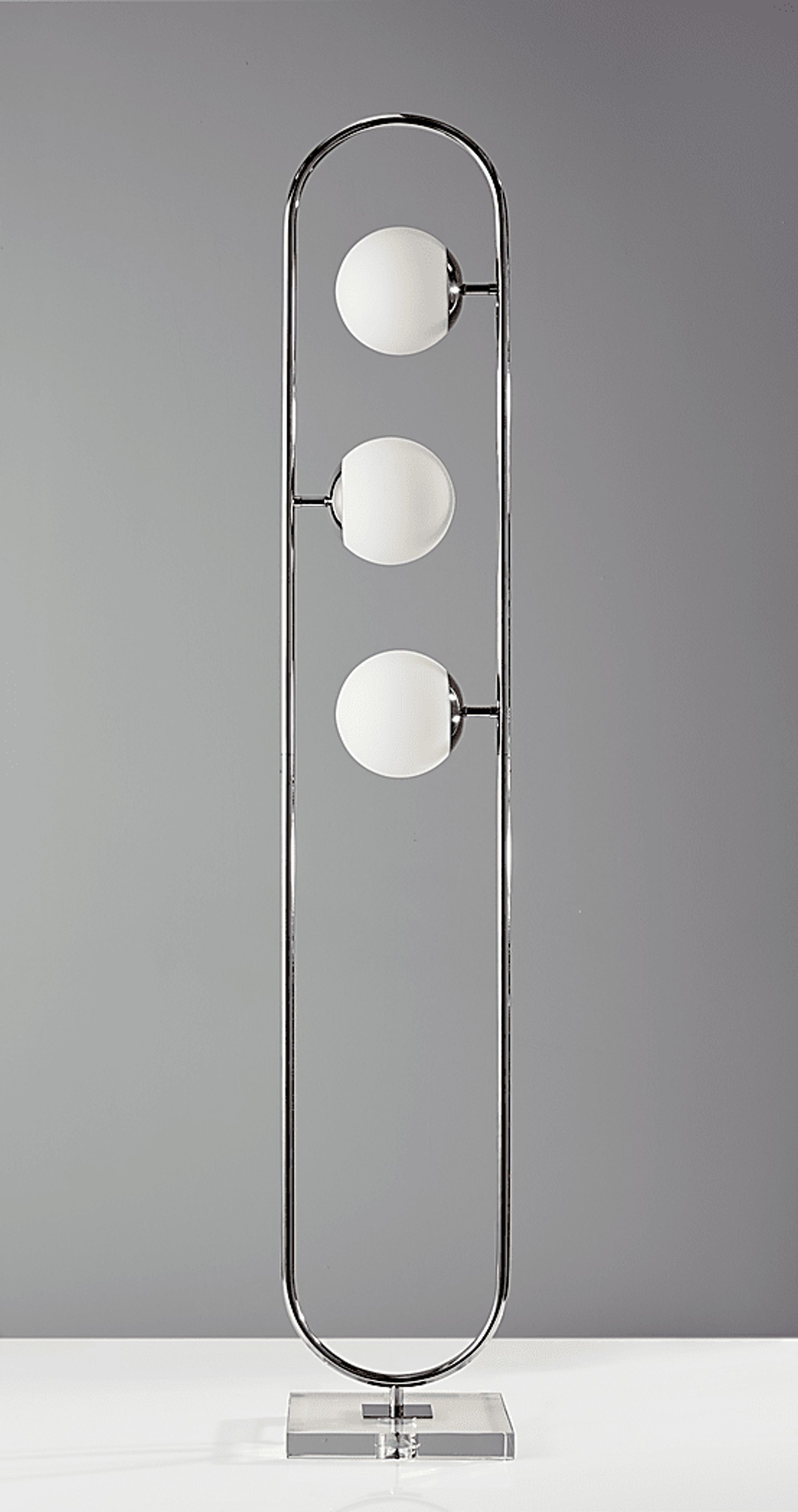 Swatara Silver Floor Lamp - Image 2