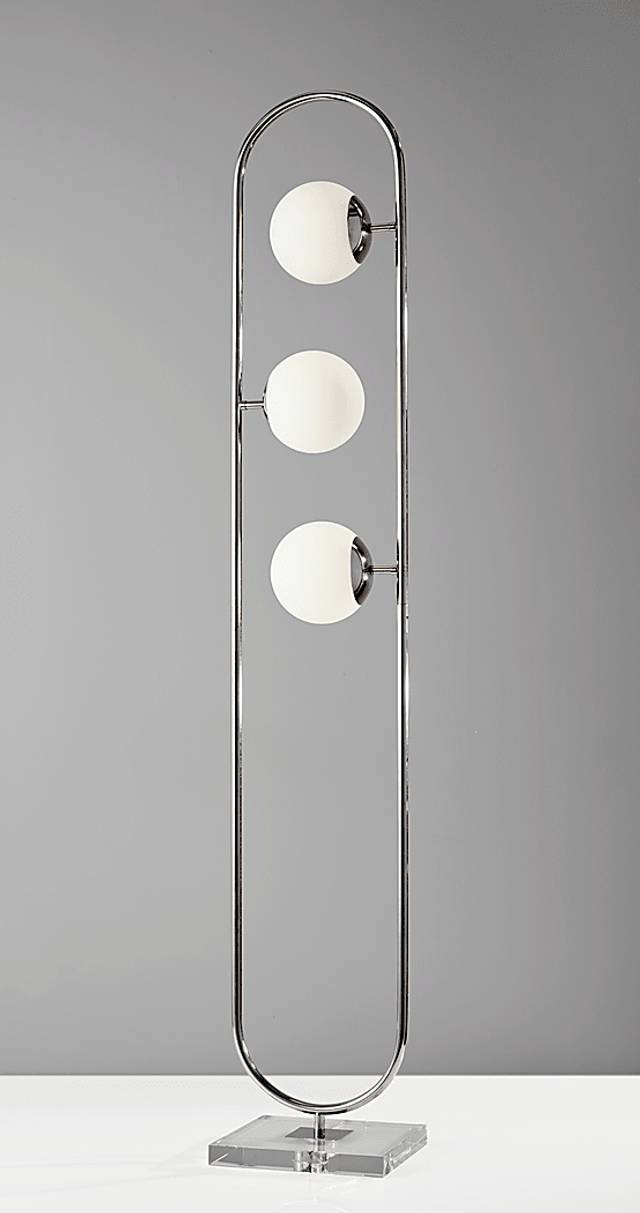 Swatara Silver Floor Lamp - Thumbnail - Image 8