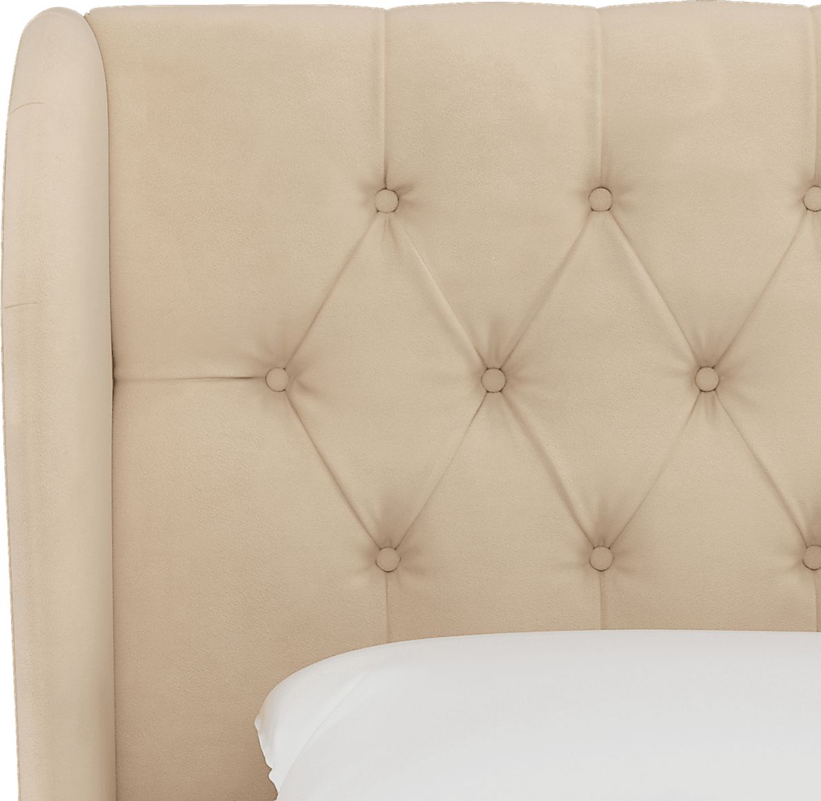 Sweet Comfort Linen Queen Upholstered Bed