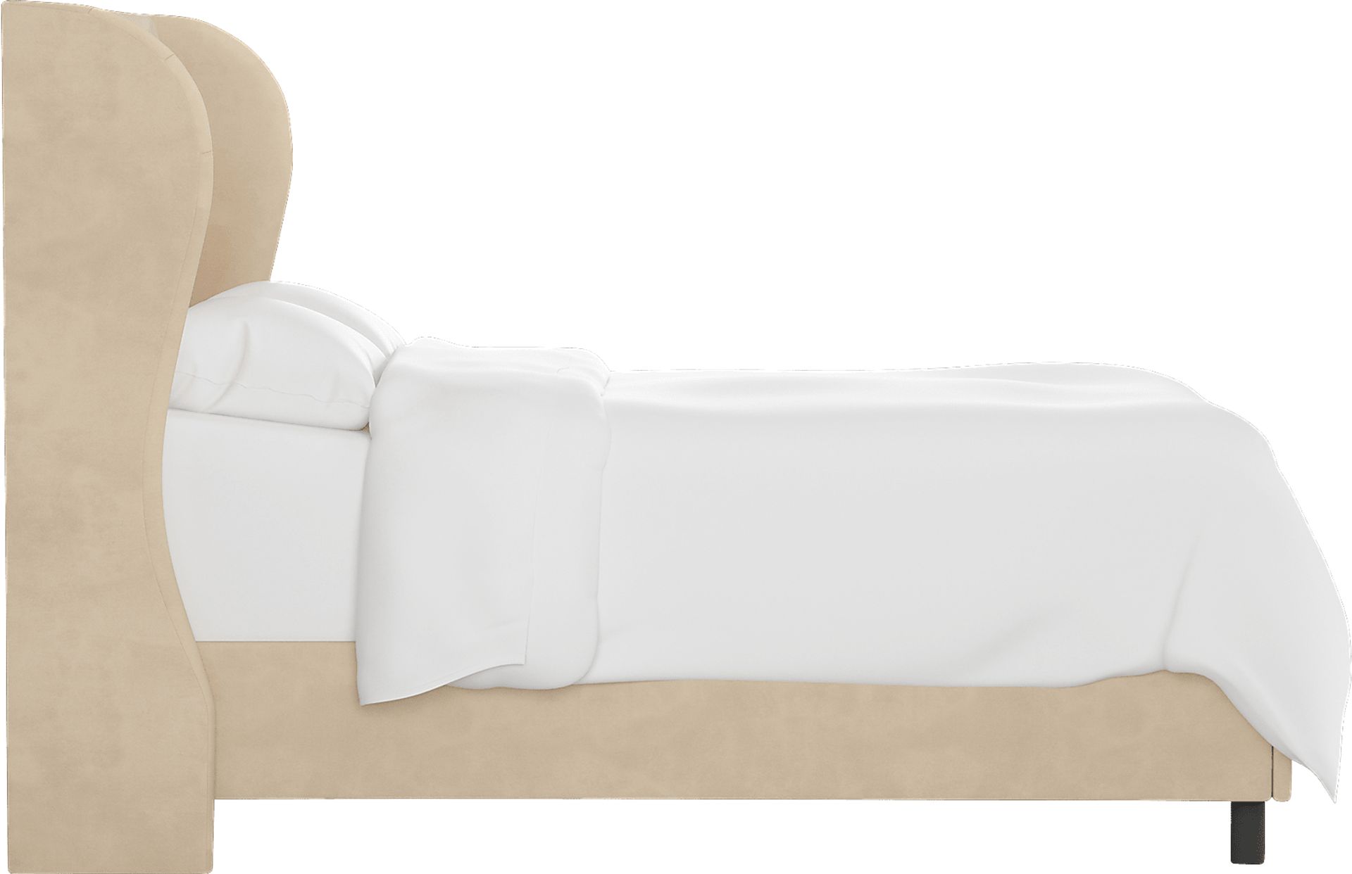 Kids Sweet Comfort Linen Twin Upholstered Bed - Image 3
