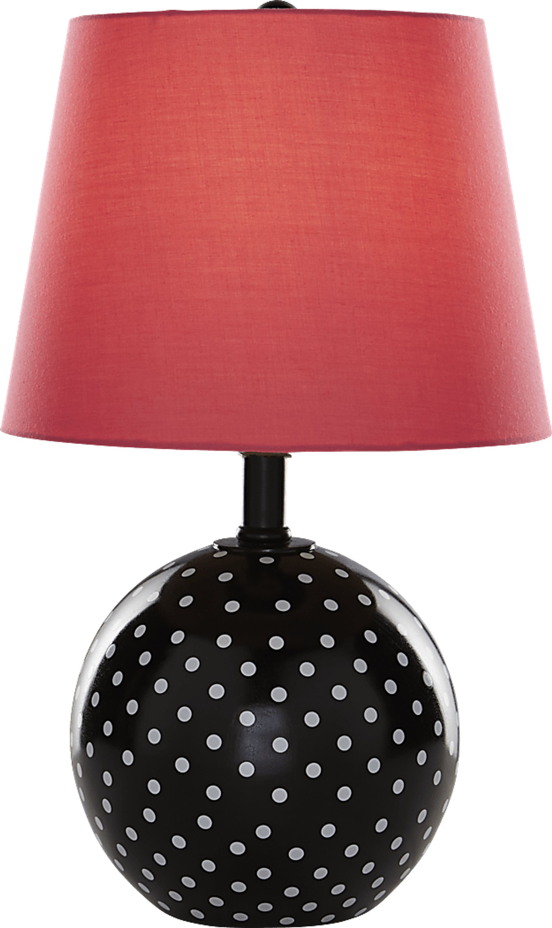 Kids Sweet Dottie Pink Polka Dot Lamp - Image 1
