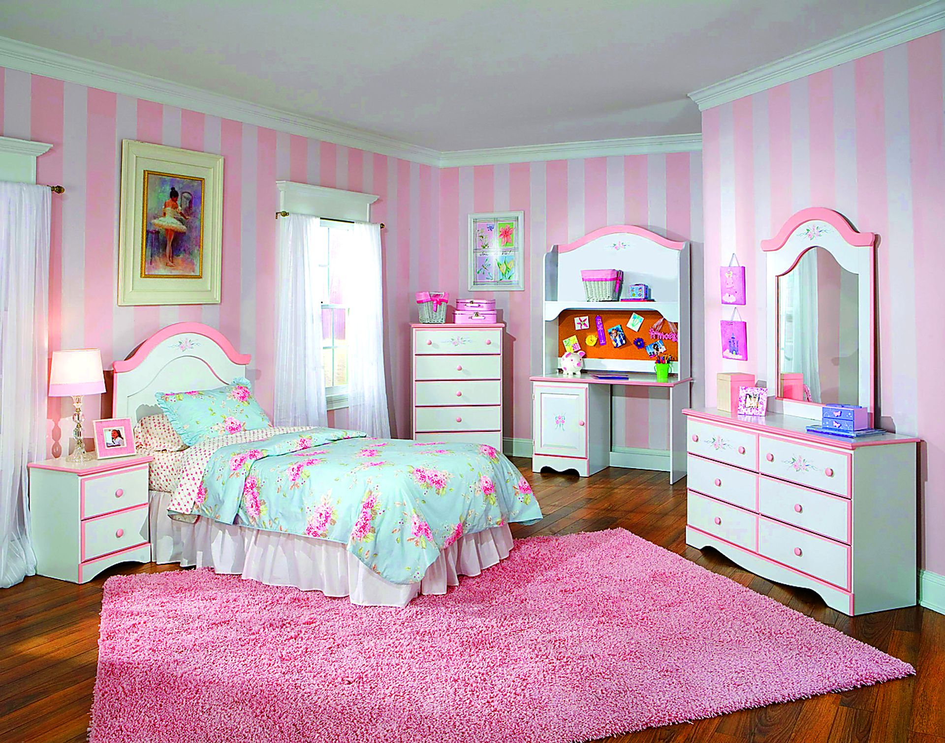 Sweet Dreams Full White 6Pc Bedroom - Image 1