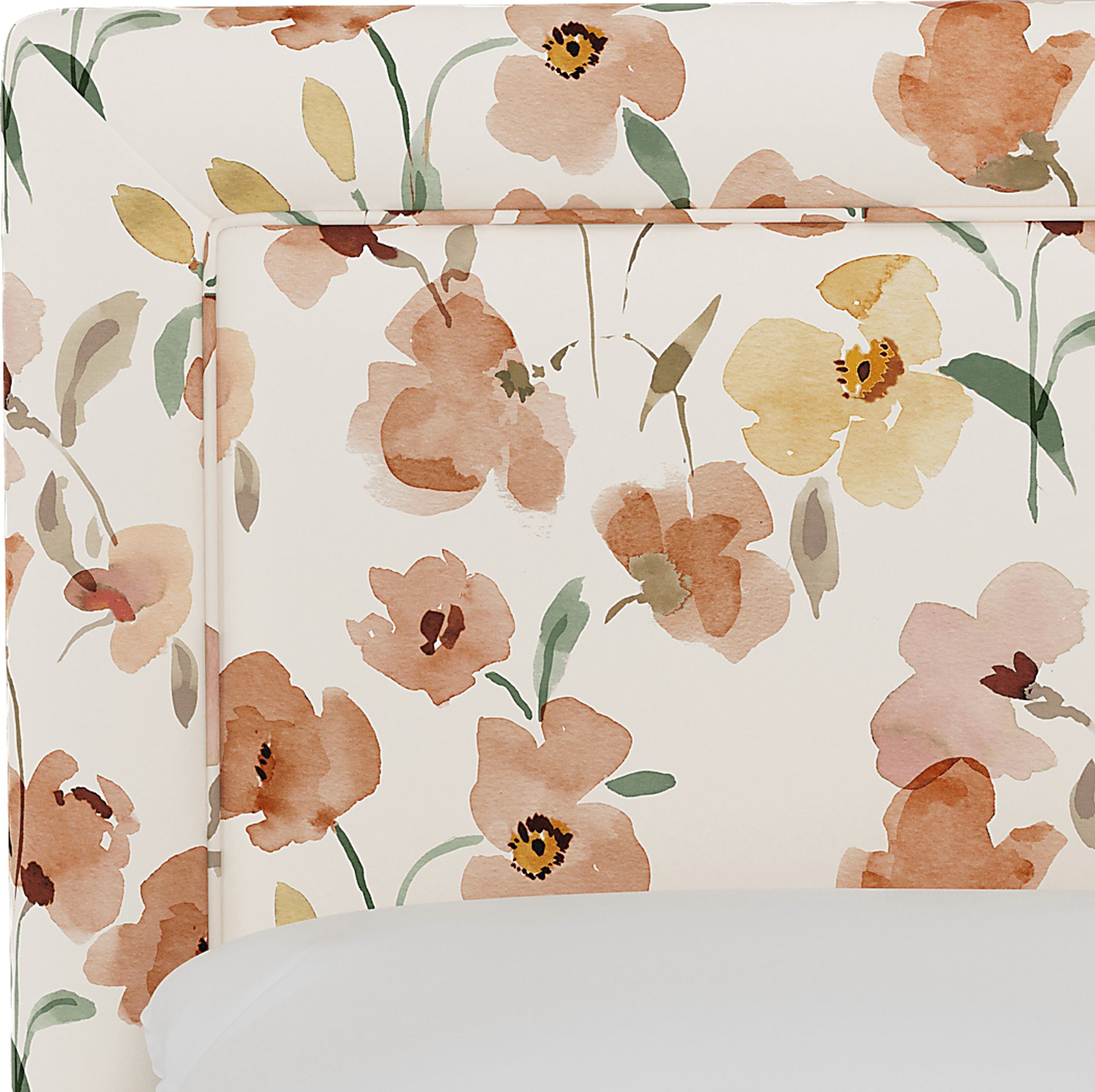 Kids Sweet Plains Cream Full Upholstered Bed - Image 4