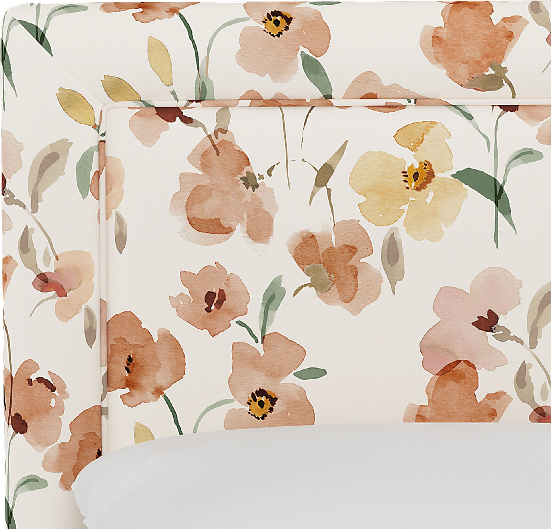 Kids Sweet Plains Cream Full Upholstered Headboard - Image 4