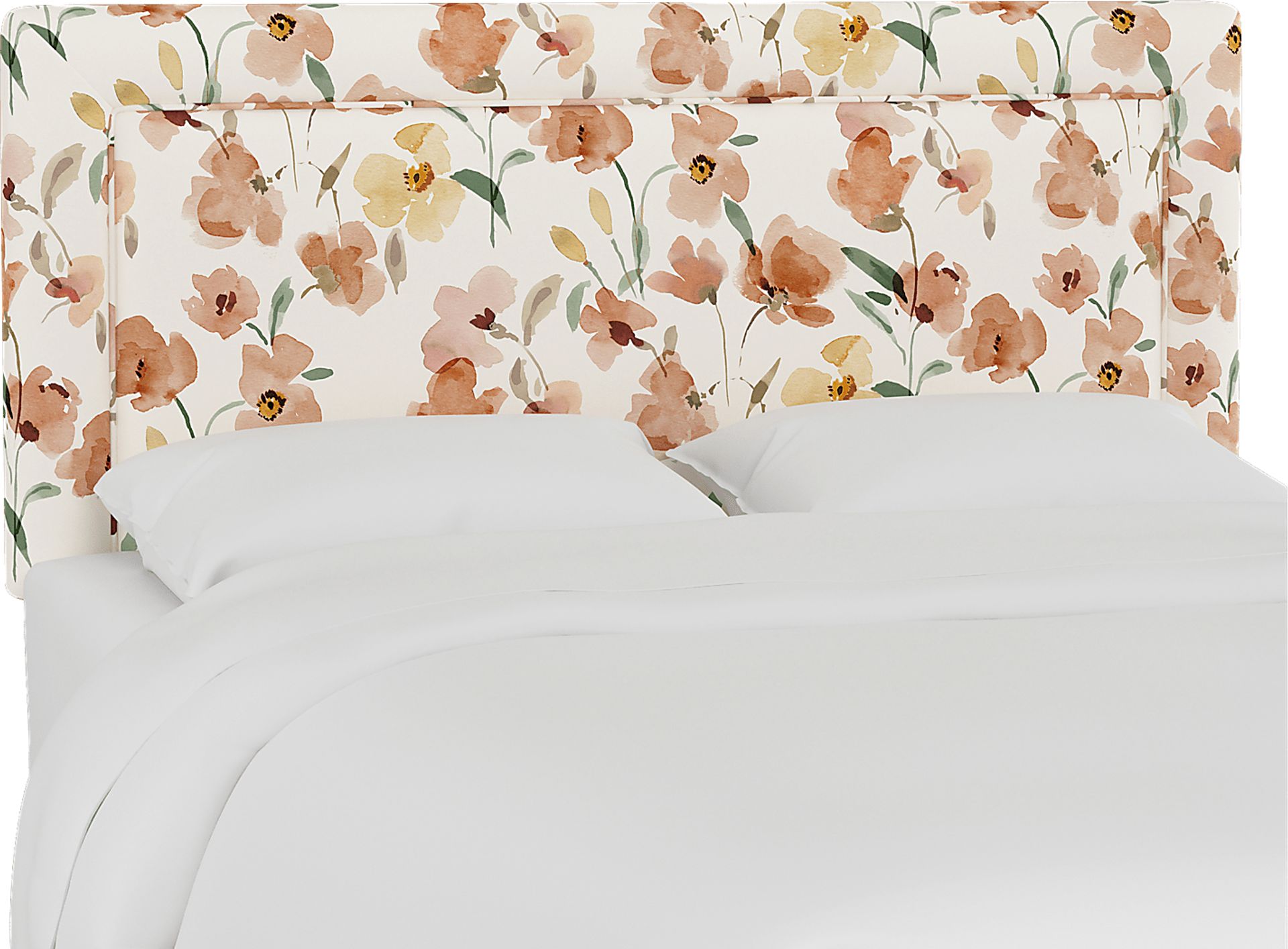 Sweet Plains Cream Queen Upholstered Bed - Image 2